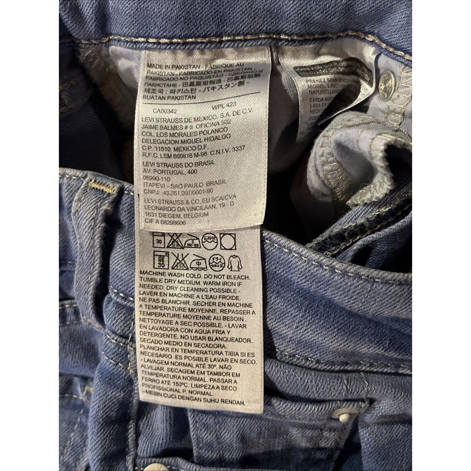 Levi's Levi’s Signature Totally Shaping Legging Blue Women’s 26x29 Size 26" / US 2 / IT 38 - 11 Thumbnail