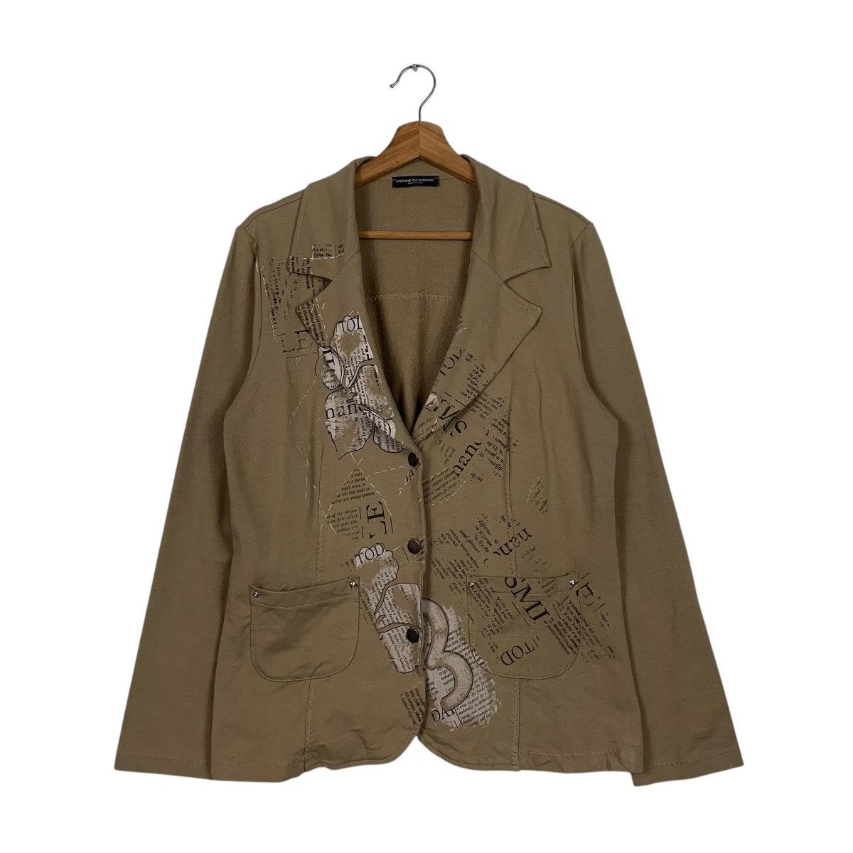 Other Italian Designer Donne Da Sogno Women Jacket Size XL / US 12-14 / IT 48-50 - 1 Thumbnail