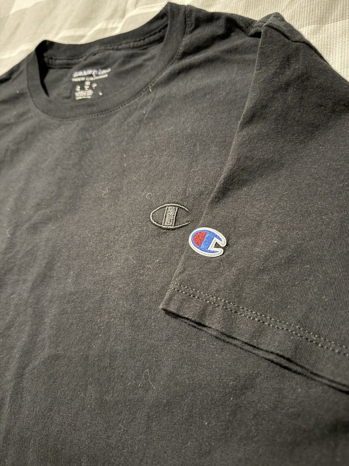 Champion Champion Heritage Black T-Shirt with C-Logo Size US M / EU 48-50 / 2 - 3 Thumbnail