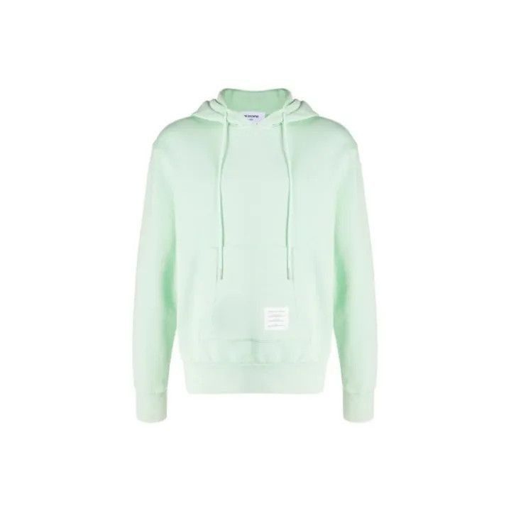 Thom Browne Thom Browne SS21 Loopbac Cotton Hoodie Green -2507 Size US L / EU 52-54 / 3 - 7 Thumbnail