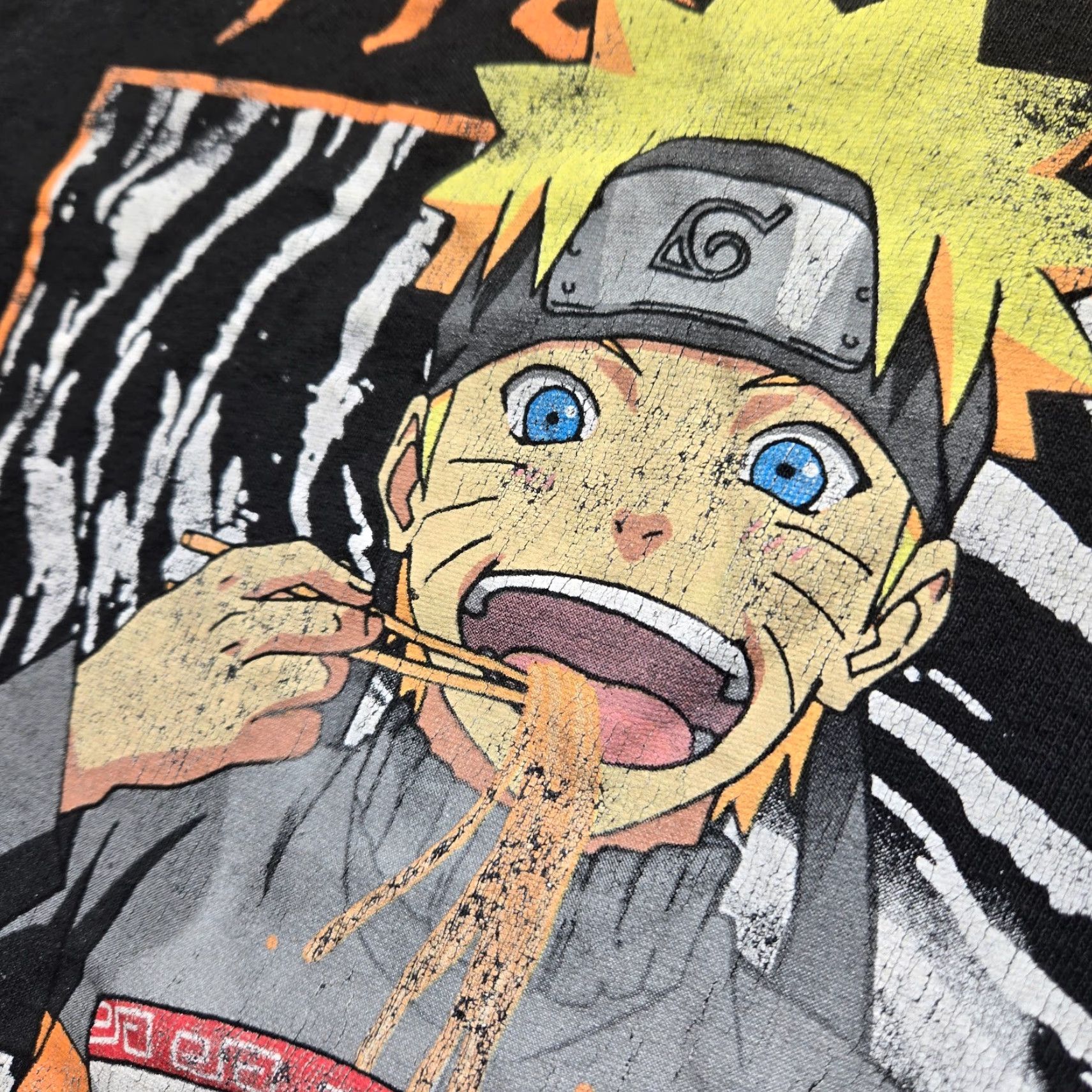 Vintage Viz Media Naruto Ichiraku Ramen Shop Shirt Adult 3XL Black Anime Tee Size US XXL / EU 58 / 5 - 3 Thumbnail