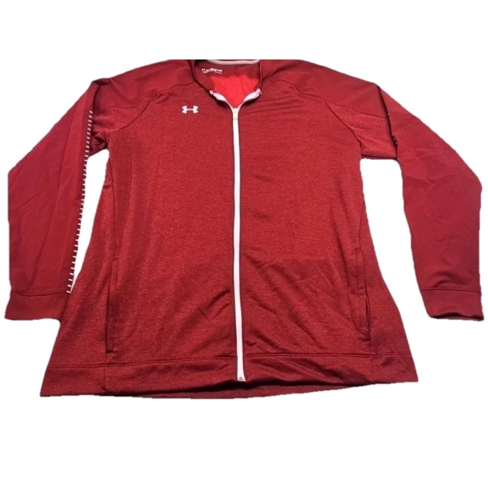 Under Armour Under Armour Men’s 3XL Red Burgundy Full Zip Jacket Size US XXL / EU 58 / 5 - 7 Thumbnail