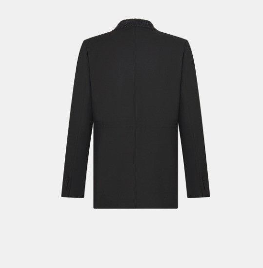 Dior o1w1db11124 Two-Button Bar Jacket in Black Size US M / EU 48-50 / 2 - 2 Thumbnail