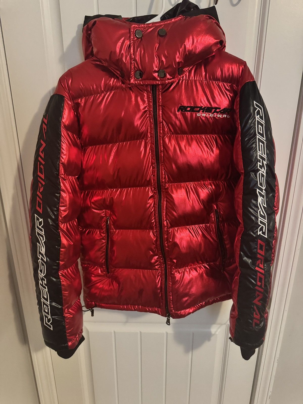 Rockstar Games Metallic Red Alasia Puffer Size US M / EU 48-50 / 2 - 1 Thumbnail