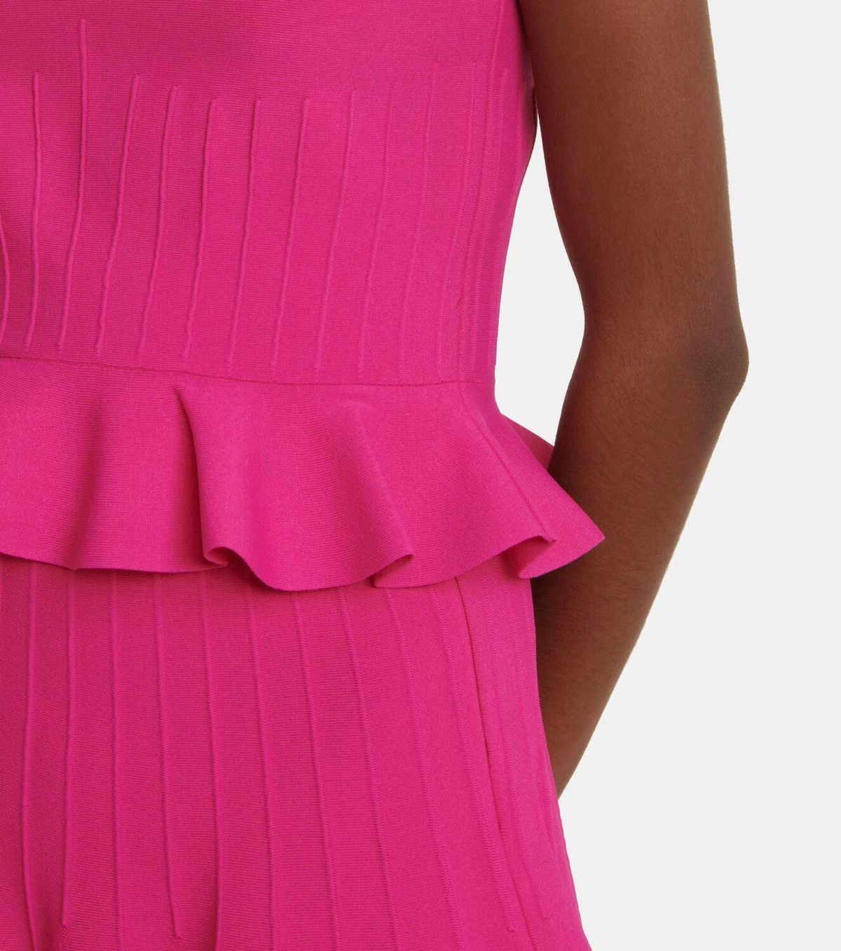 Alexander McQueen o1y0325 Bustier Top in Fuchsia Size M / US 6-8 / IT 42-44 - 5 Thumbnail