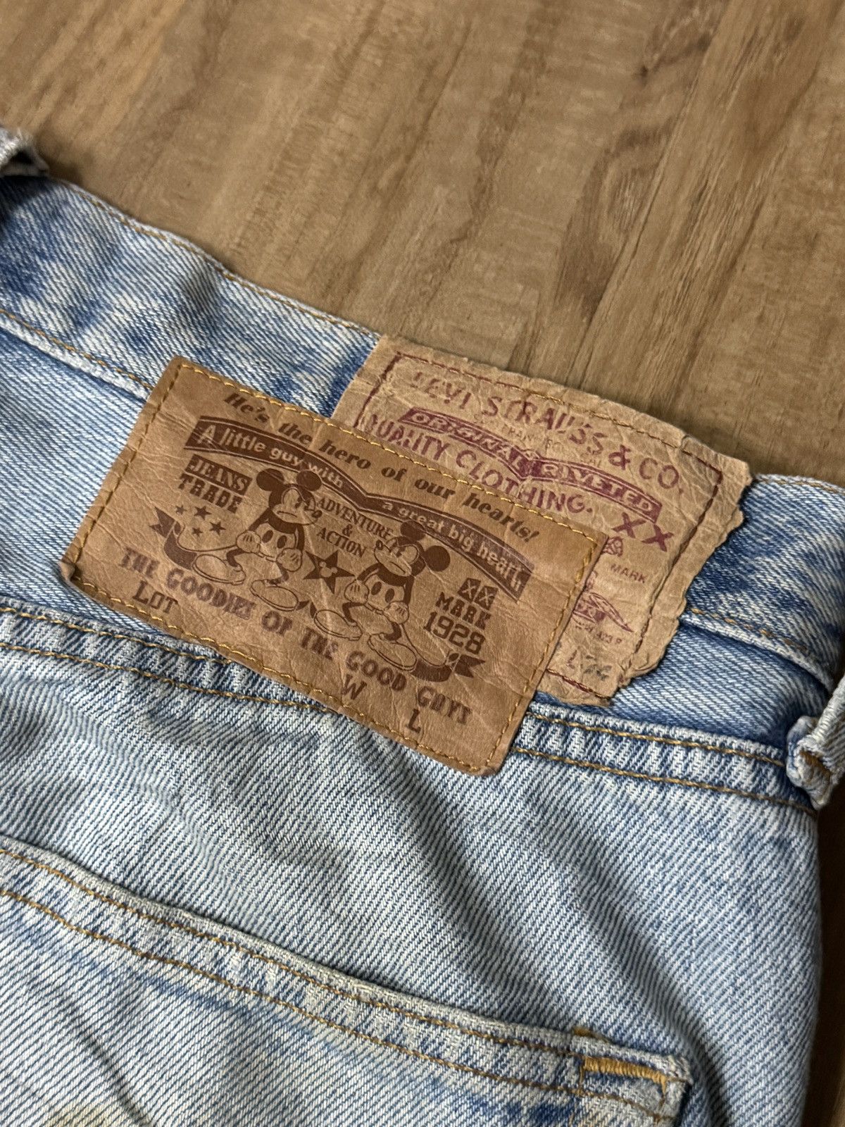 Levi's × Levi's Made & Crafted RARE! Vintage Levis 501 x DISNEY DEATH VALLEY custom Jeans Size US 32 / EU 48 - 6 Thumbnail