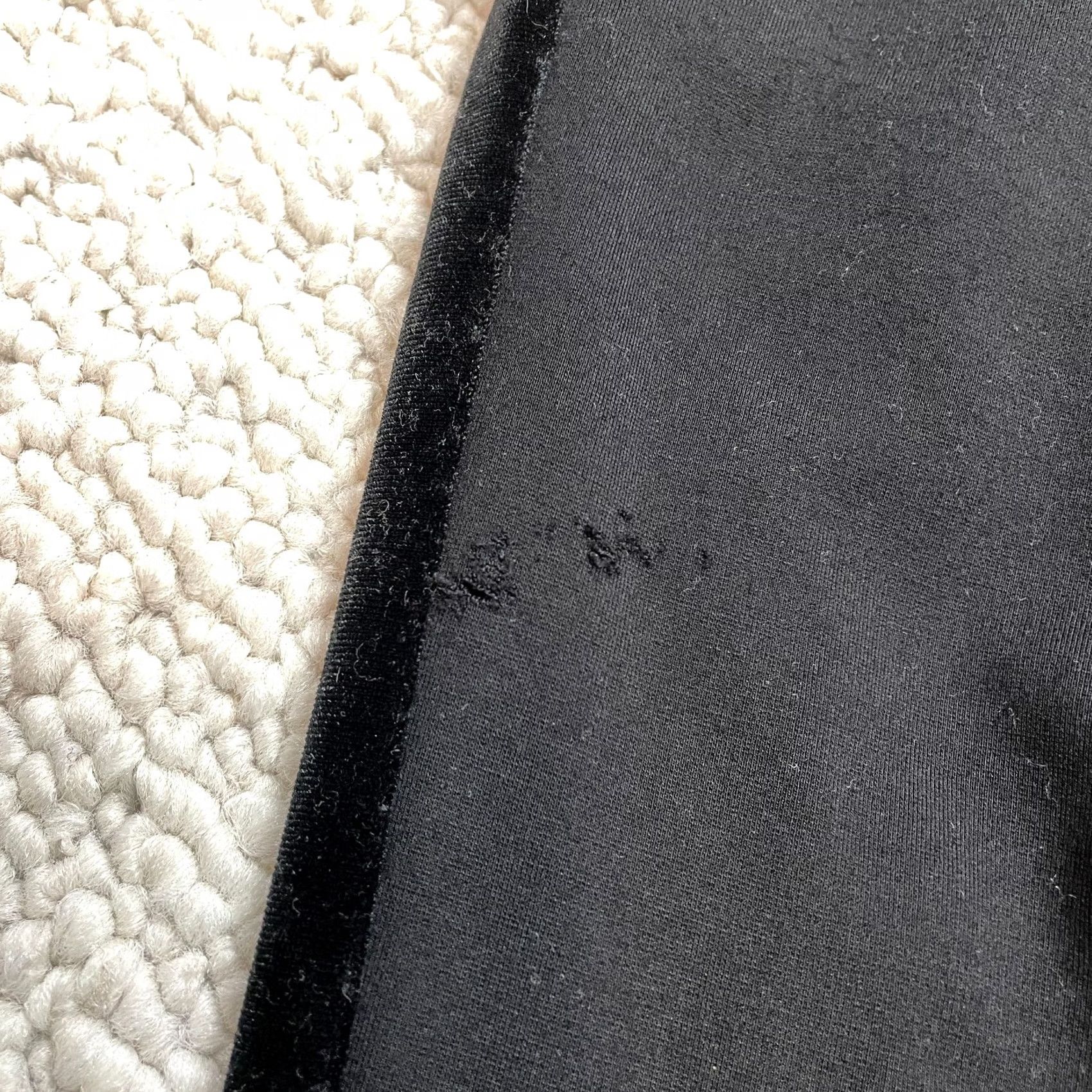 Vintage ONLY Our Story Sweatpants Womens XL Black Solid Cropped Stretch 36x23 Health? Size 25" / US 0 / IT 36 - 4 Thumbnail