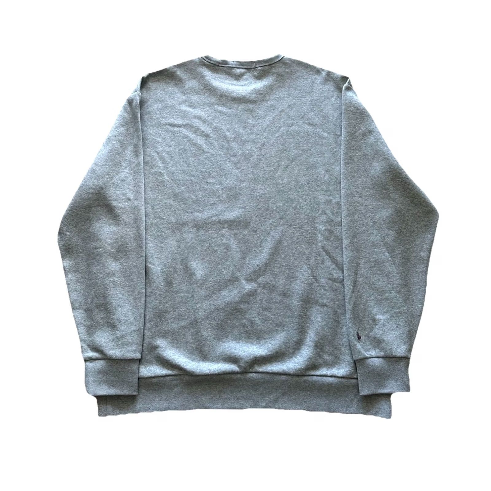Polo Ralph Lauren VINTAGE Polo Ralph Lauren Grey Burgundy Crest Logo Crewneck Sweatshirt XXL Size US XXL / EU 58 / 5 - 7 Thumbnail