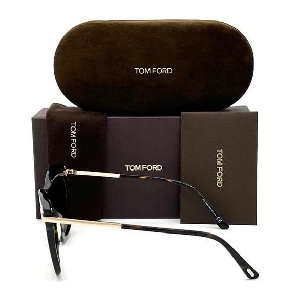 Tom Ford Tom Ford DASHA FT0822 52H Dark Havana / Brown Polarized 52m Size ONE SIZE - 5 Thumbnail