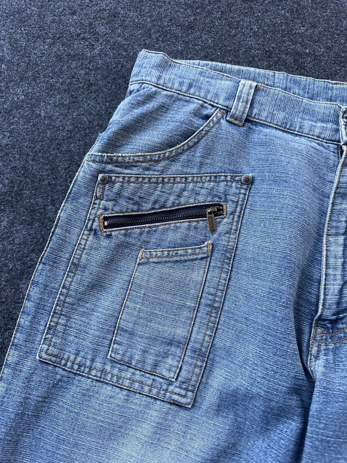 Dogtown × JNCO × Vintage Vintage Kissmark Baggy Loose Denim D233 Size US 34 / EU 50 - 4 Thumbnail