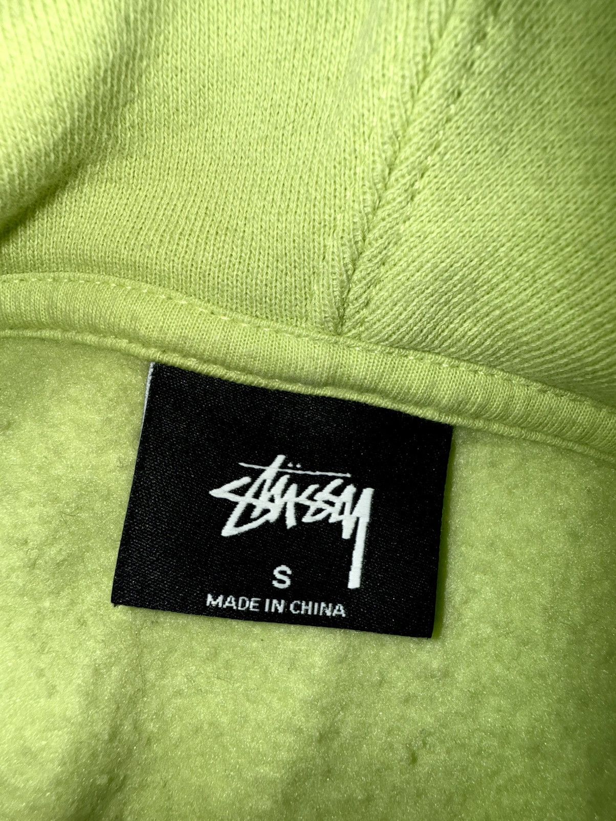 Stussy Stüssy Basic Hoodie Pale Green Size US S / EU 44-46 / 1 - 4 Thumbnail
