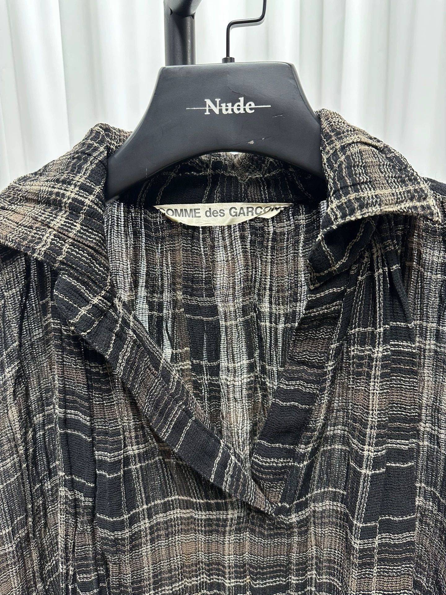 Comme des Garcons Comme des Garçons 80s Pleated Oversized Shirt OS Size US L / EU 52-54 / 3 - 4 Thumbnail