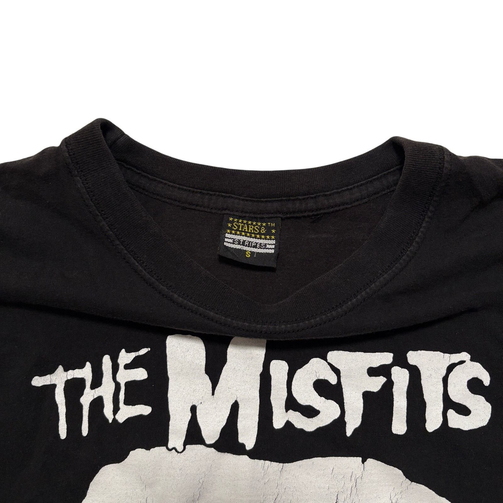 Hanes VTG Y2K 00s Misfits Skull Black Graphic T-Shirt S Size US S / EU 44-46 / 1 - 2 Thumbnail