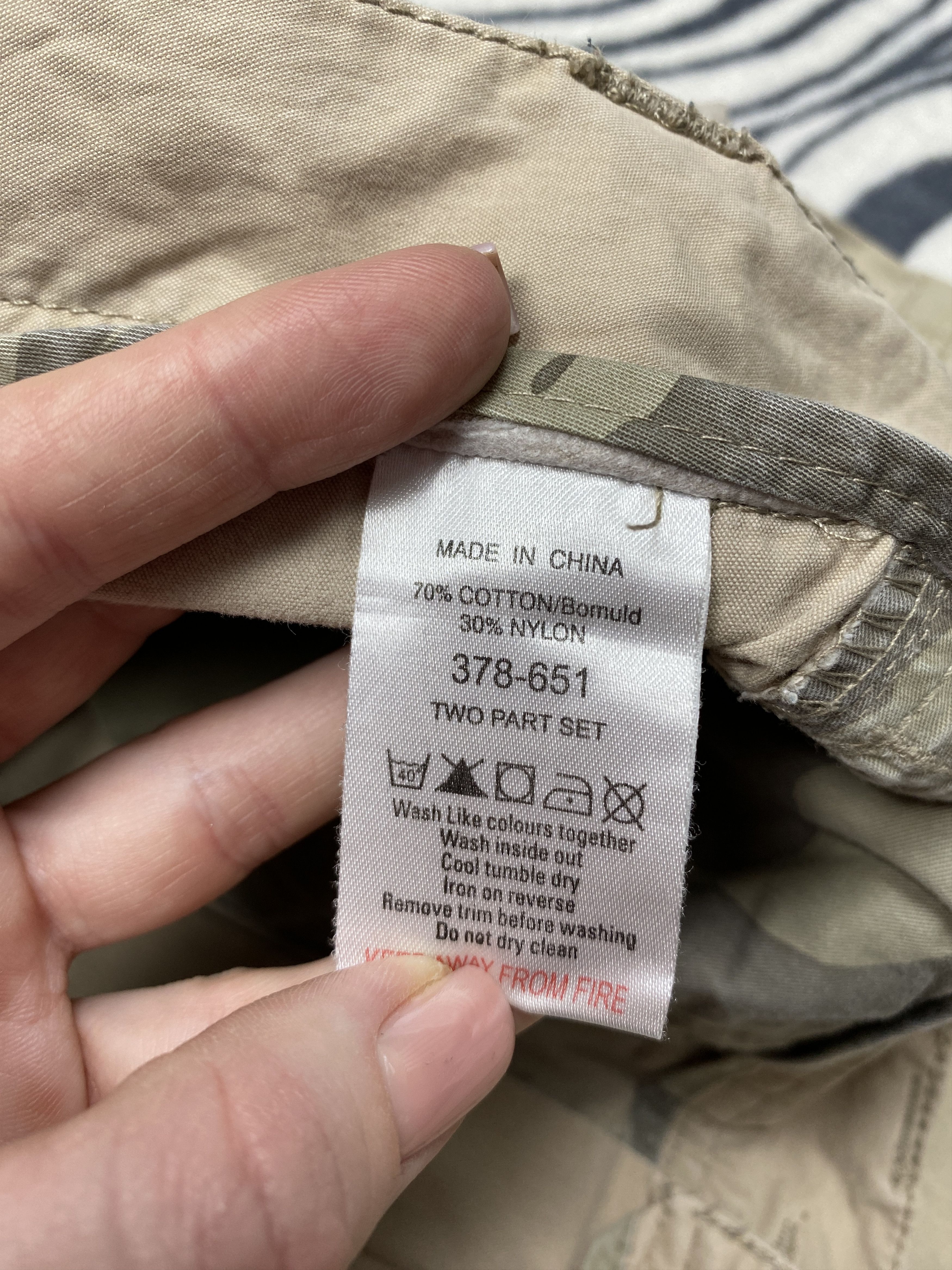 20471120 Vintage Military Cargo Pants Y2K Double Knee Size US 32 / EU 48 - 7 Thumbnail