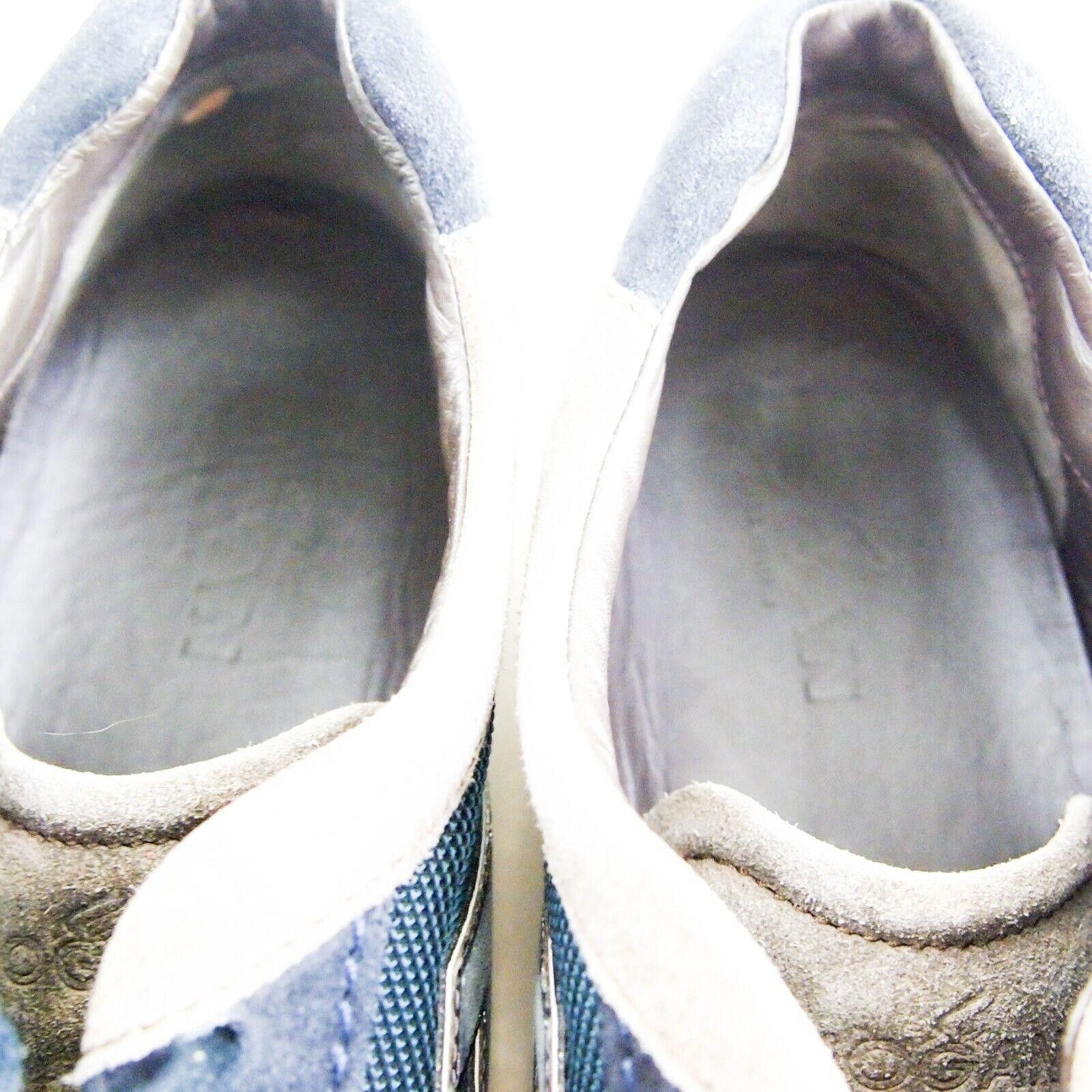 Hogan Hogan Low Top Sneaker Blue Suede Canvas Mens US 12 EU 45 Size US 12 / EU 45 - 7 Thumbnail