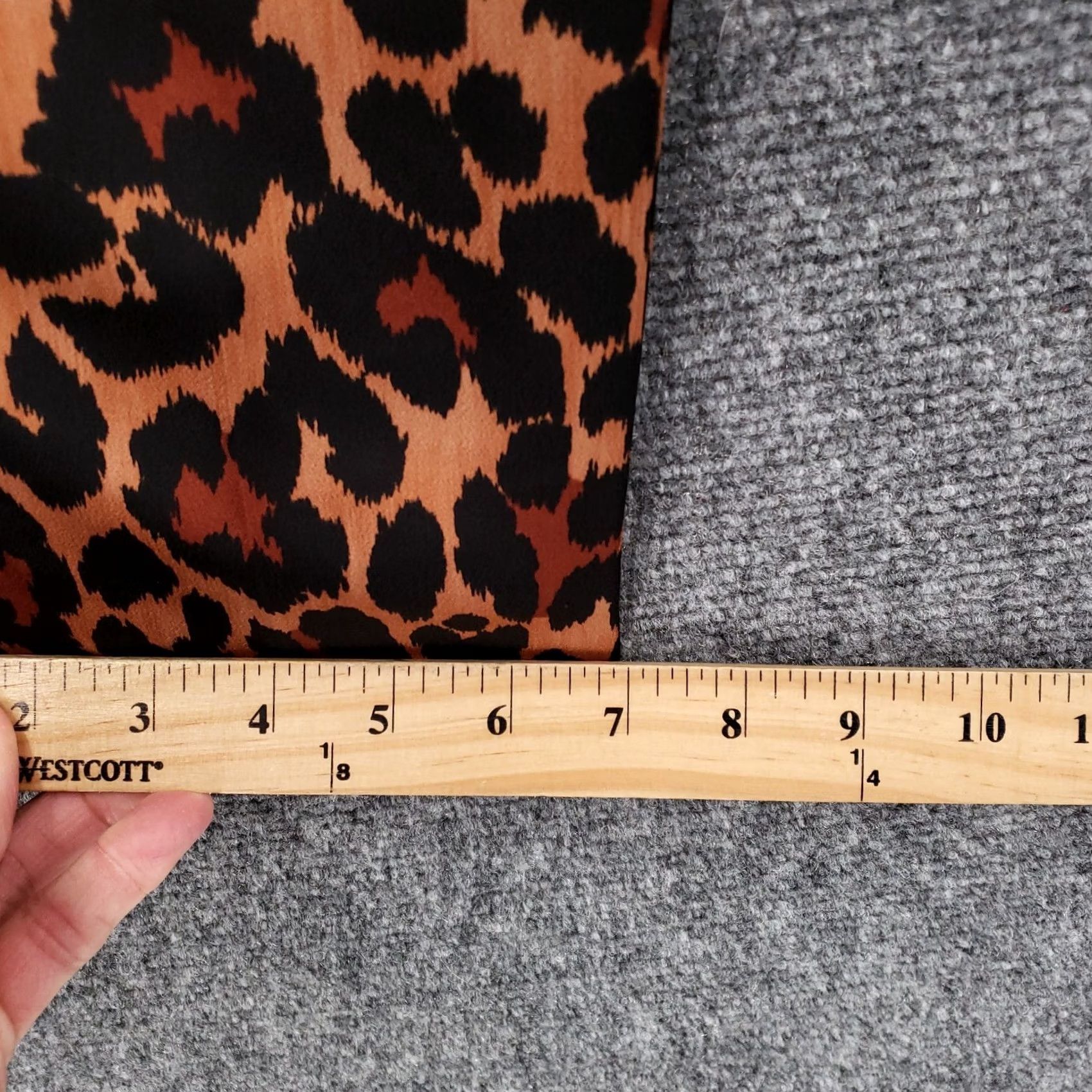 J.Crew J.CREW Pants Women 0 Orange High Rise Wide-Leg Trouser Leopard Print Dress Pants Size 25" / US 0 / IT 36 - 5 Thumbnail