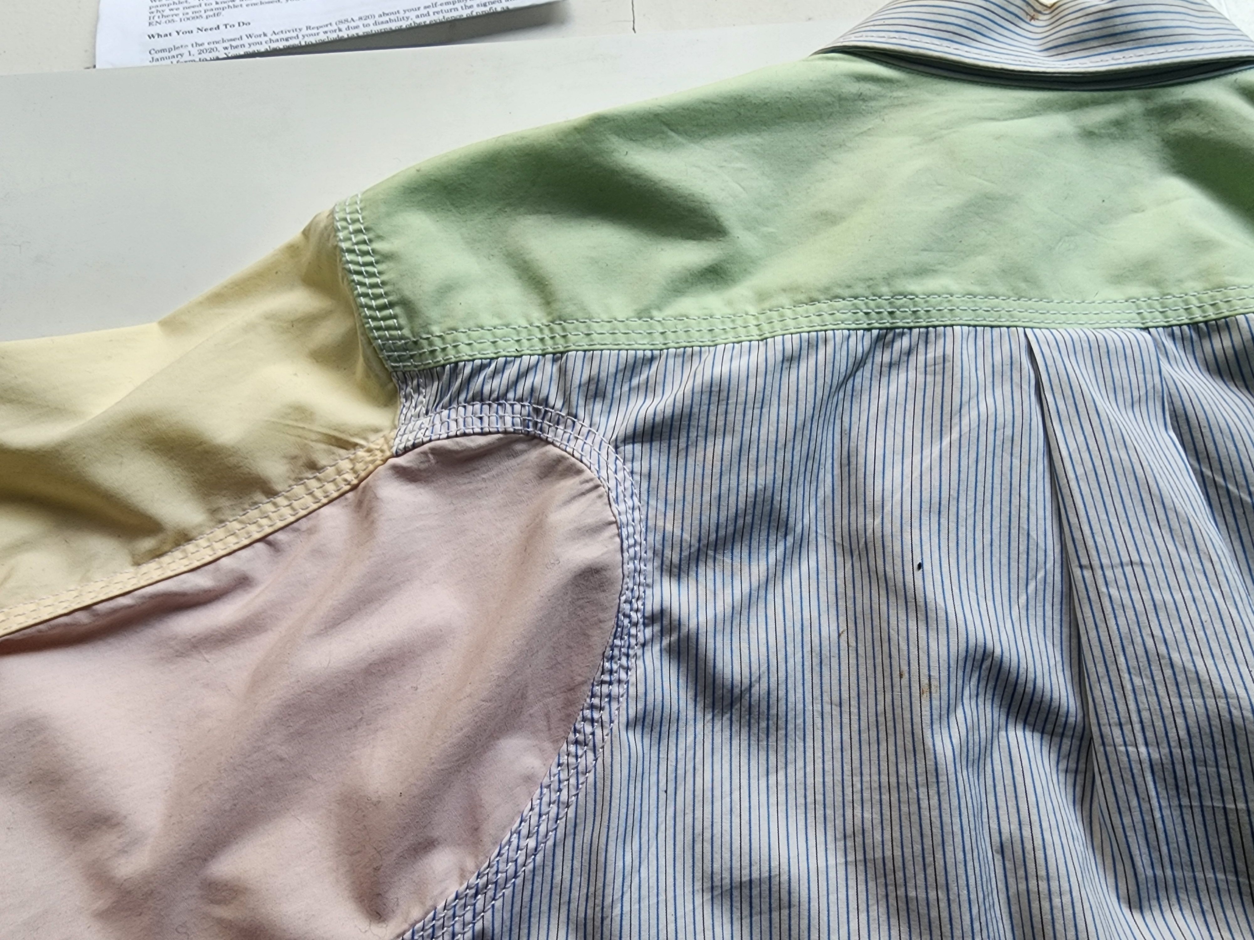 Comme des Garcons comme des grcons pastel mix stripe shirt med Size US M / EU 48-50 / 2 - 6 Thumbnail