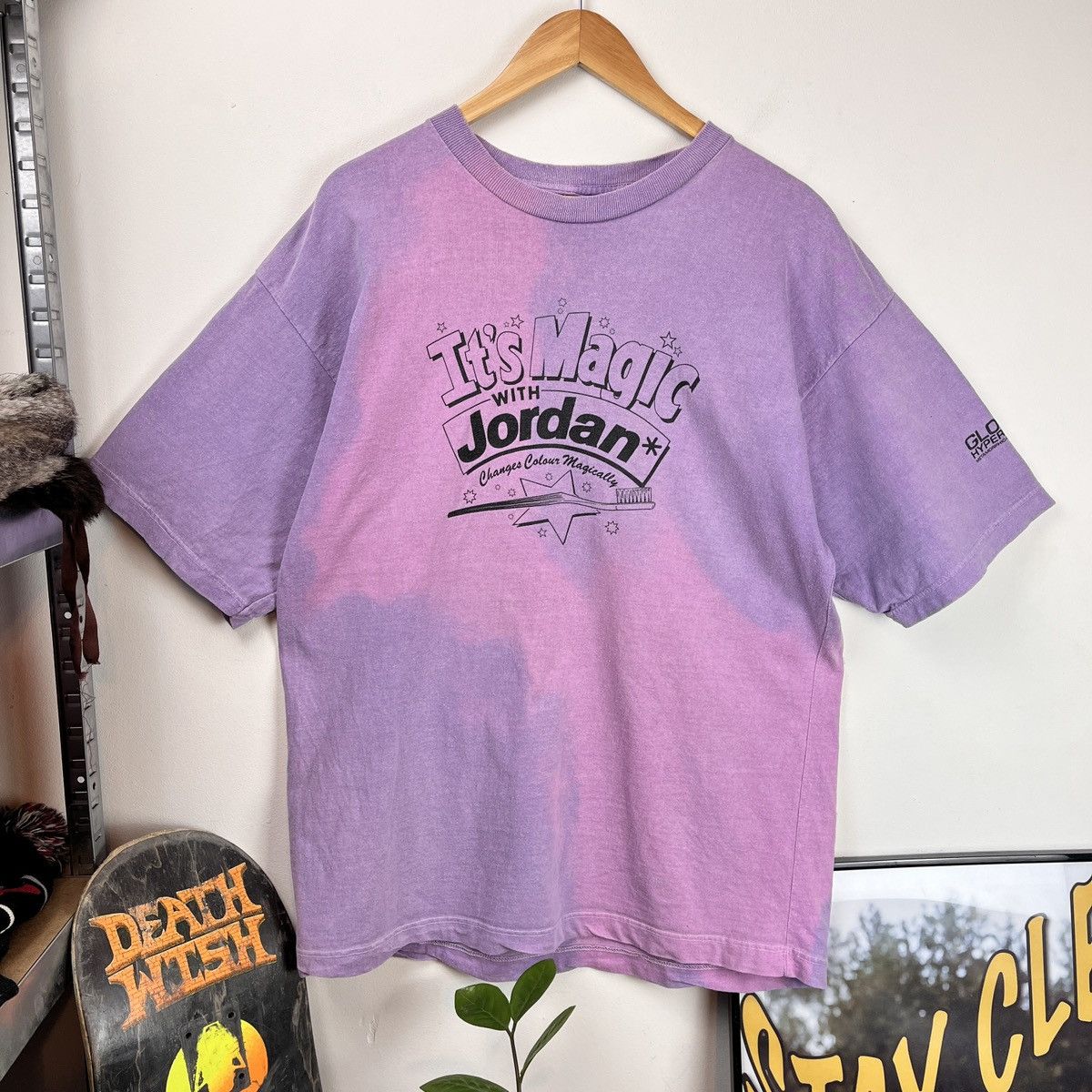 Vintage Global Hypercolor Colour Changing T-shirt Super Rare