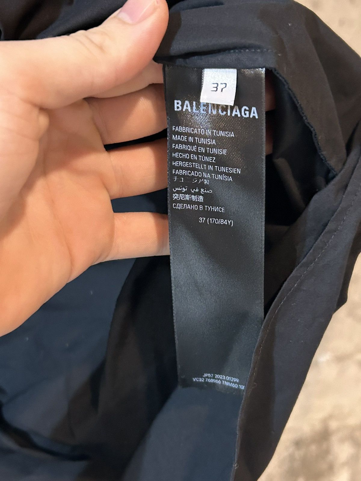 Balenciaga Balenciaga 3B Cropped Button Up Size US S / EU 44-46 / 1 - 5 Thumbnail