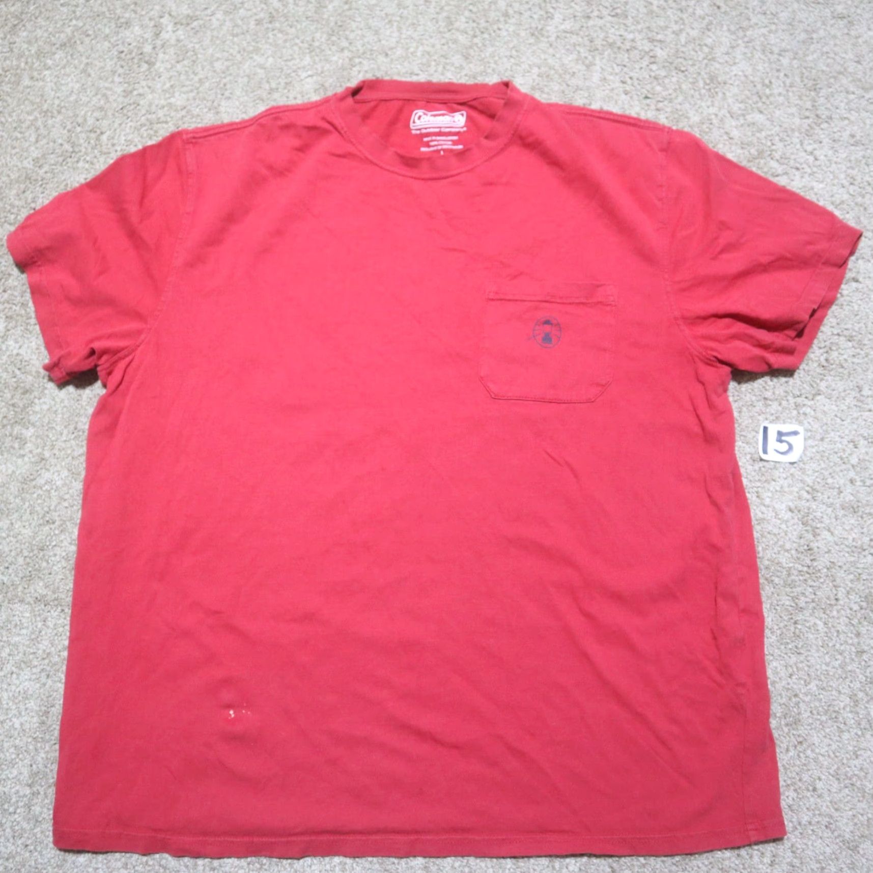 Vintage Coleman T-Shirt Shirt Adult Men L Red Graphic Tee? Size US L / EU 52-54 / 3 - 3 Thumbnail