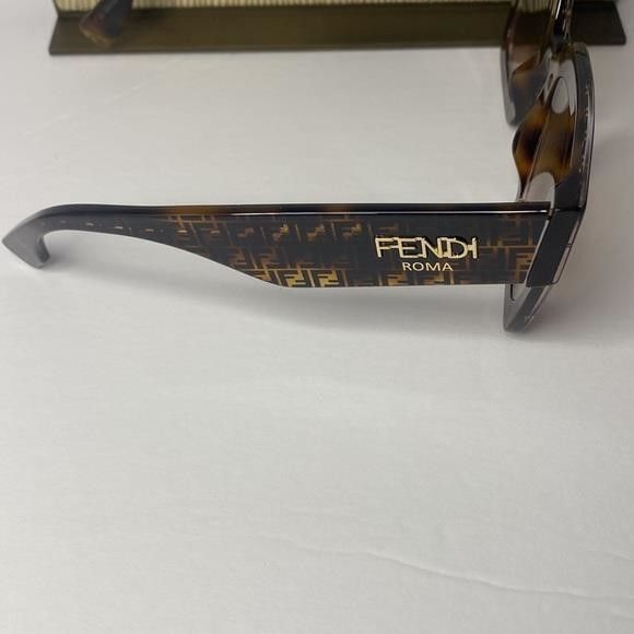Fendi FENDI Acetate FF Sunglasses FF 0457/G/S Havana Size ONE SIZE - 10 Thumbnail