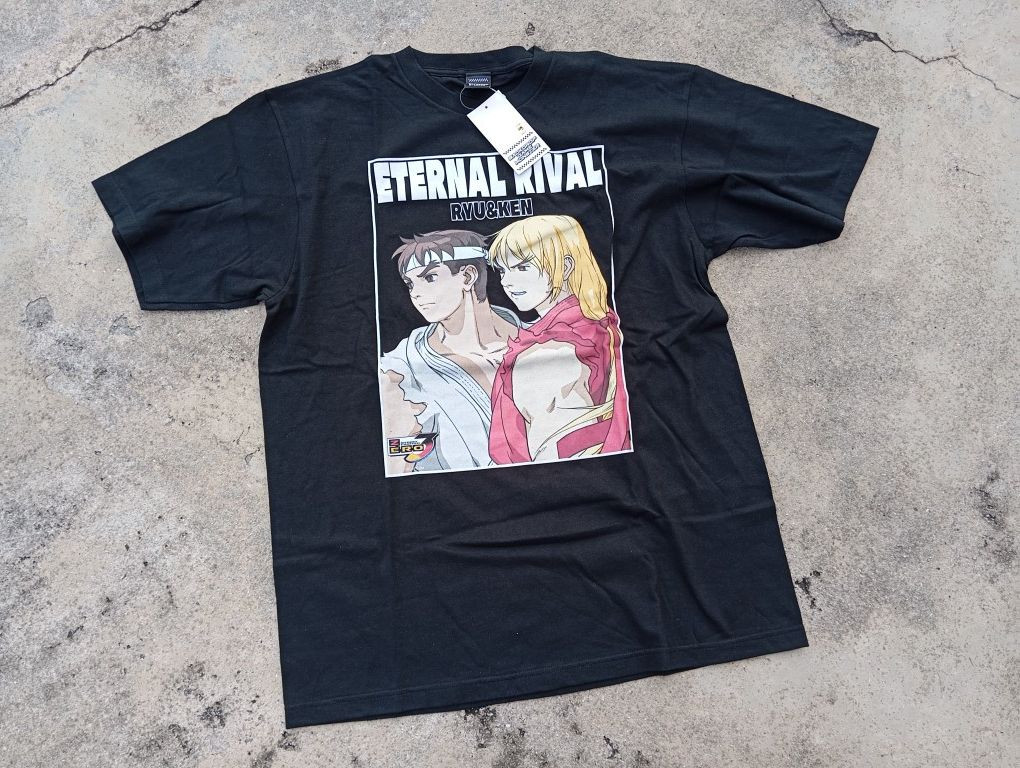 Japanese Brand NWT 🔥 Ryu Vs Ken 💥 Street Fighter Capcom Tshirt 🎮 Size US XL / EU 56 / 4 - 2 Thumbnail