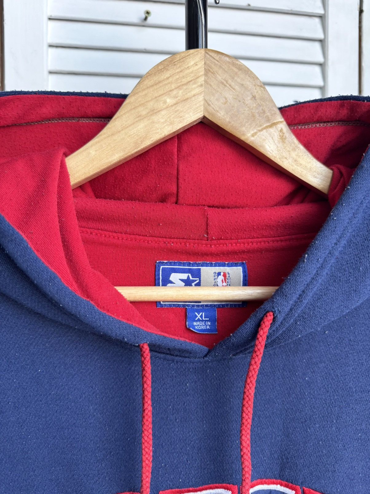 Starter Vintage Starter Houston Rockets Hoodie NBA Embroidered Logo Size US XL / EU 56 / 4 - 7 Thumbnail