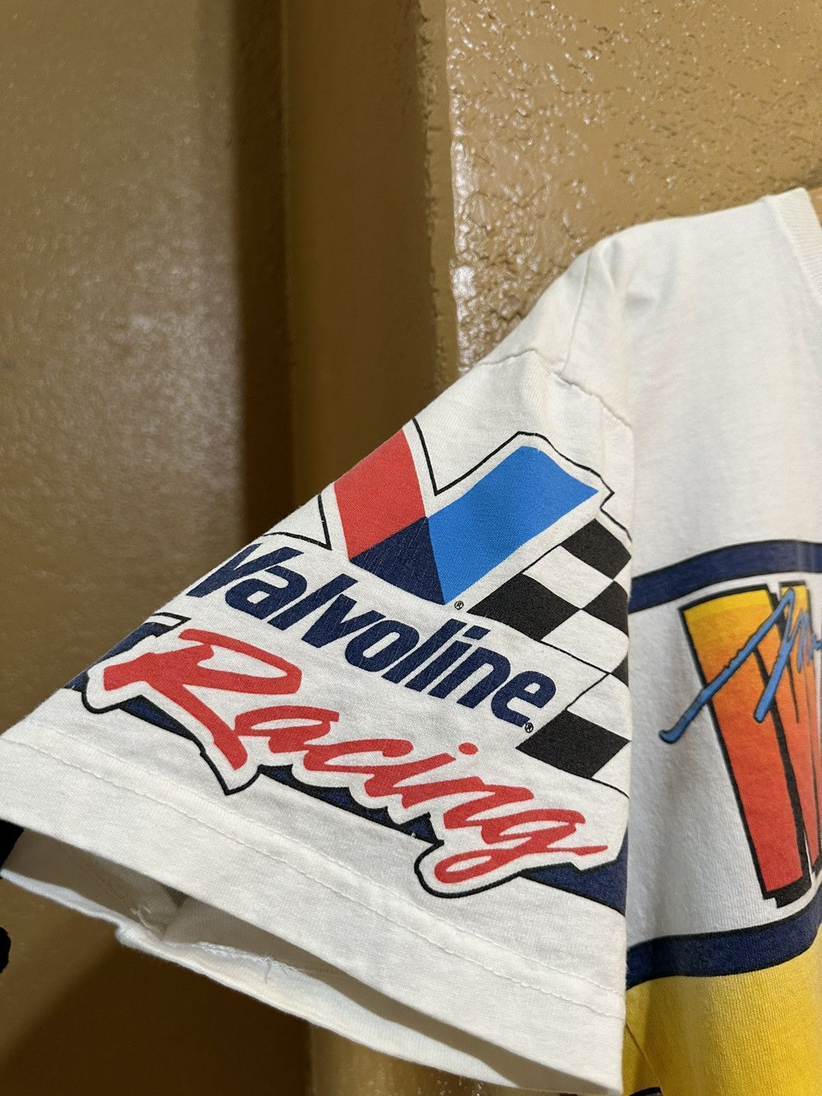 NASCAR × Vintage Vintage 1993 NASCAR Mark Martin Valvoline All Over Print Tee Size US M / EU 48-50 / 2 - 5 Thumbnail