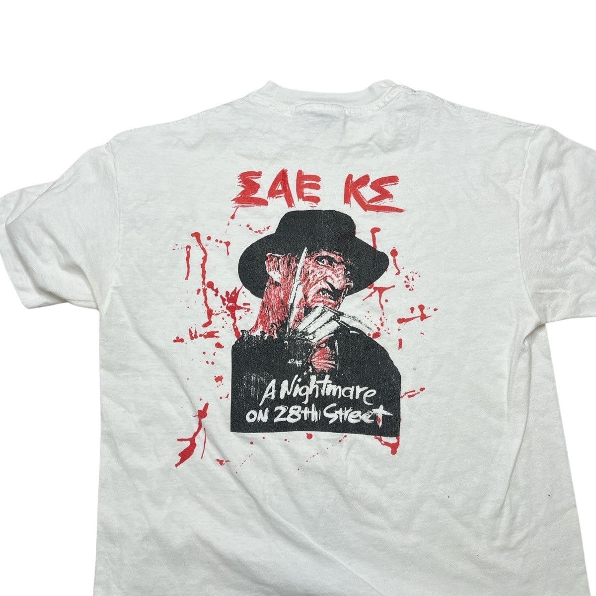 Vintage 80s freddy kreuger bloody tshirt