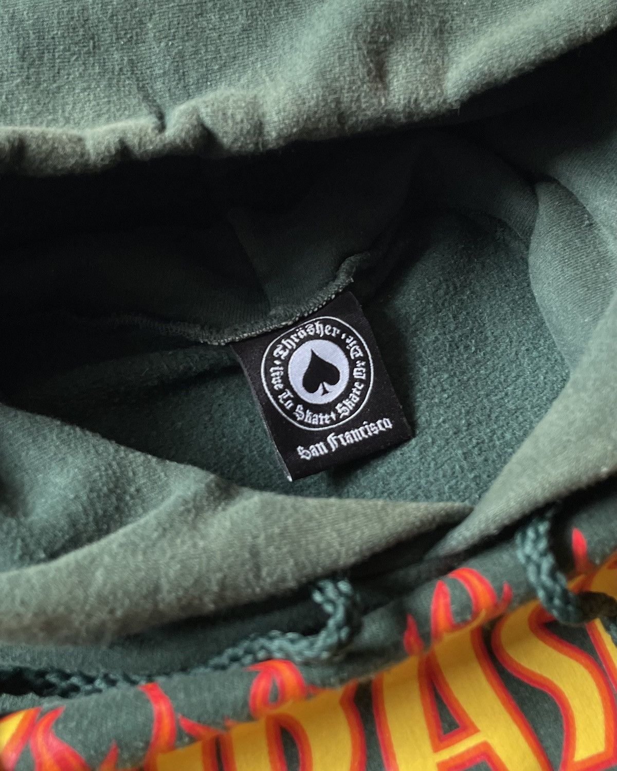 Thrasher Thrasher Flame Logo Hoodie Green M Size US M / EU 48-50 / 2 - 4 Thumbnail