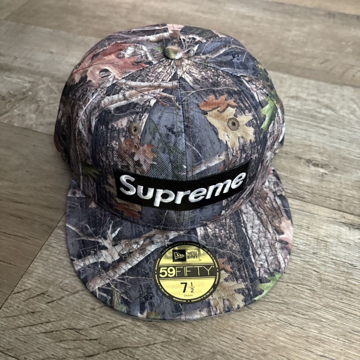 Supreme Supreme undisputed box logo new era fitted cap 7 1/8 | Grailed
