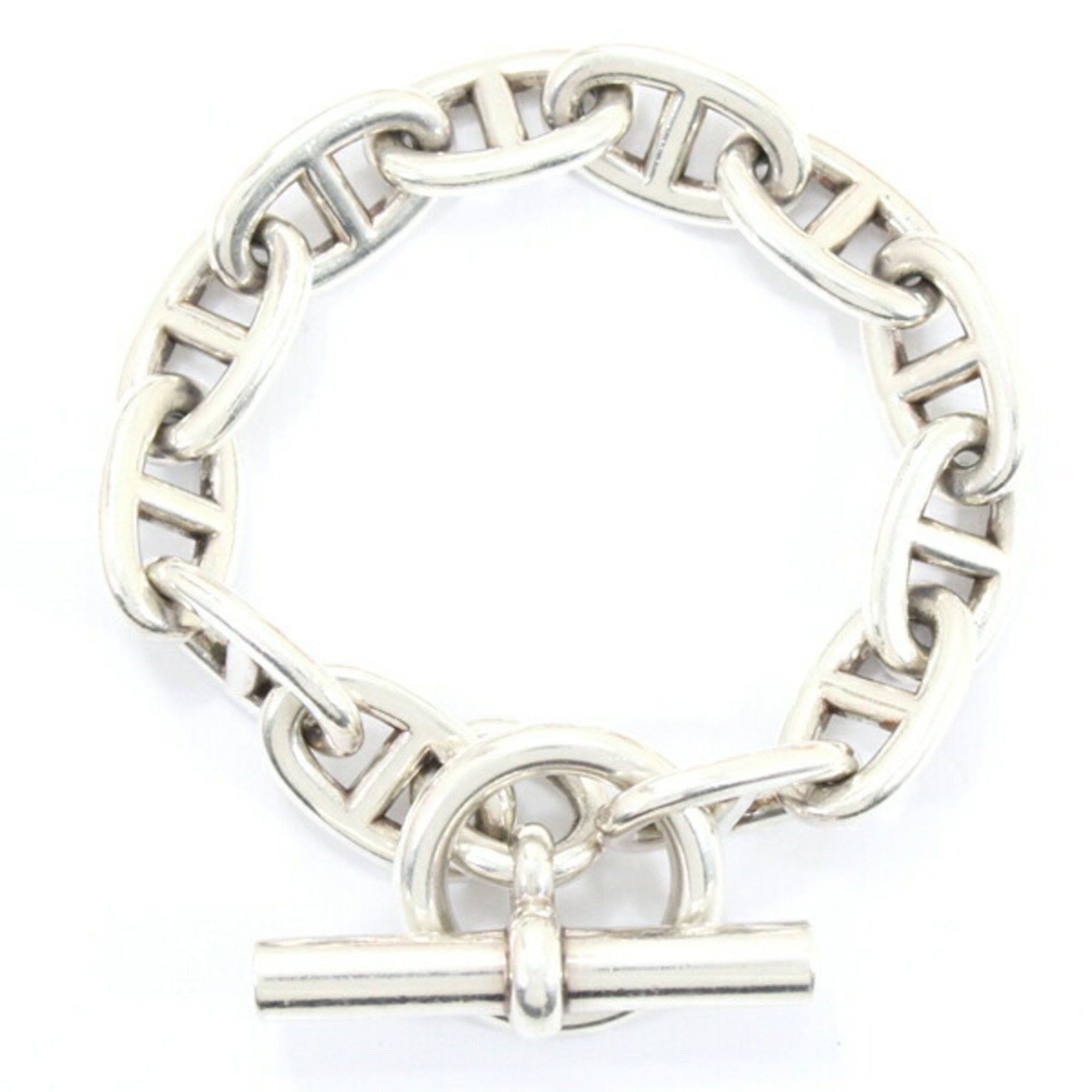 Hermes Hermes Bracelet Chaine d'Ancre TGM Chain 12 Links Silver 925 SV925 HERMES 12Links Men's Women's Size ONE SIZE - 1 Thumbnail
