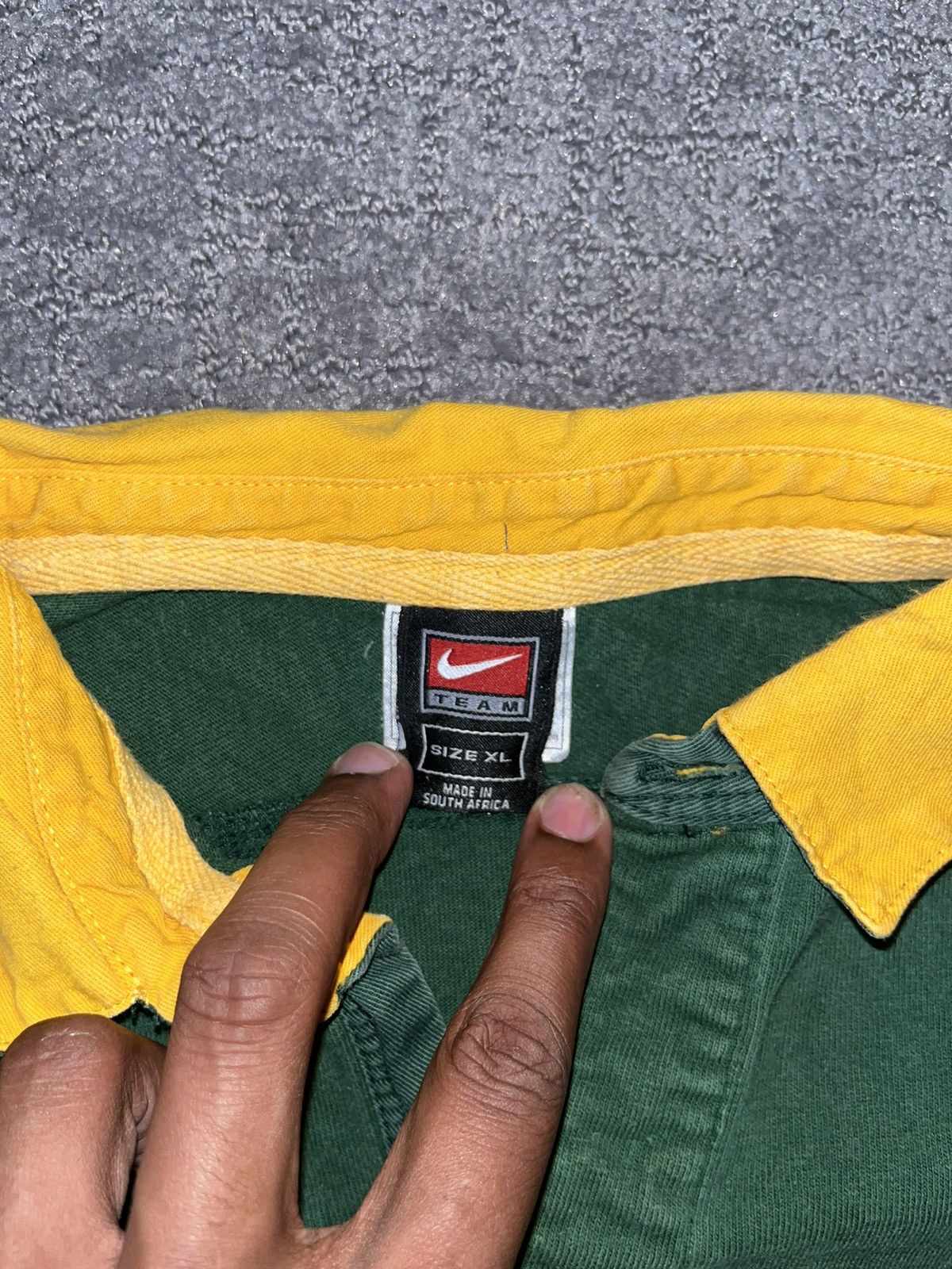 Nike × Vintage Nike South Africa Rugby Jersey Shirt Mens Green 2001/2002 Size US XL / EU 56 / 4 - 7 Thumbnail
