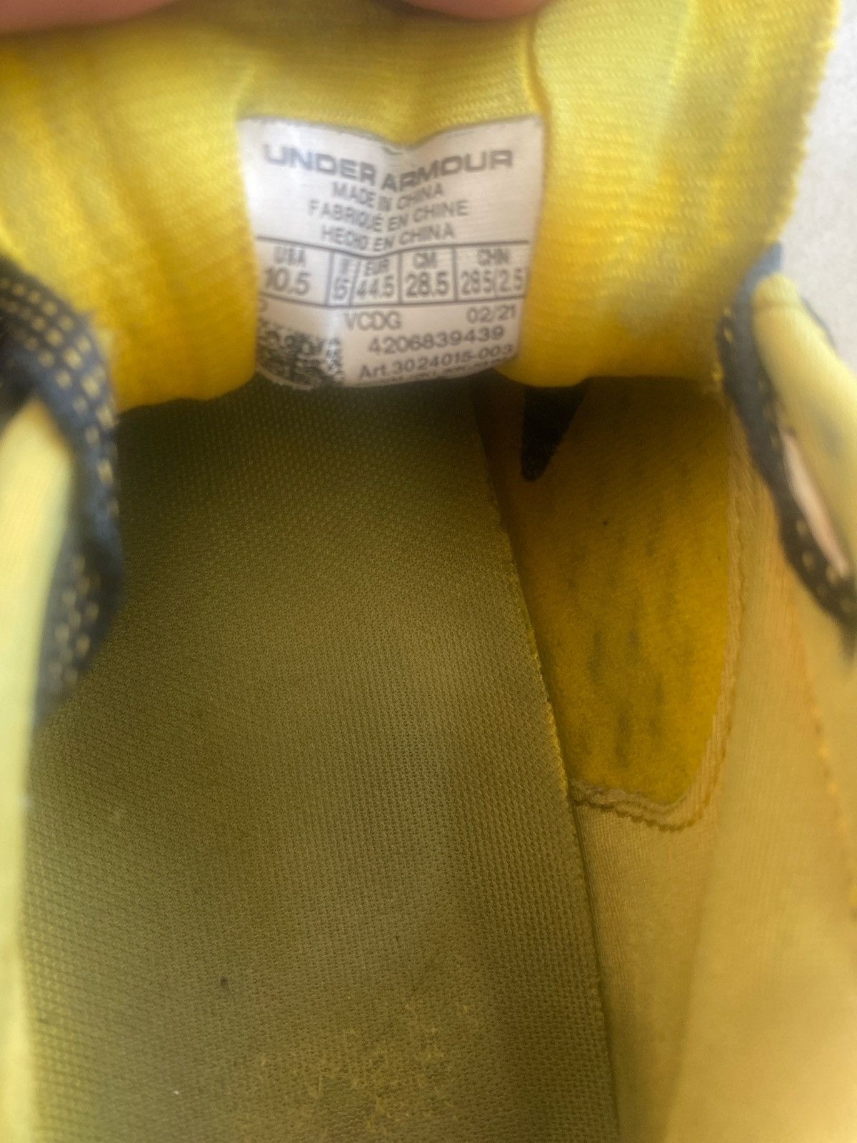 Under Armour UNDER ARMOR FOOTBALL CLEATS Size US 10.5 / EU 43-44 - 6 Thumbnail