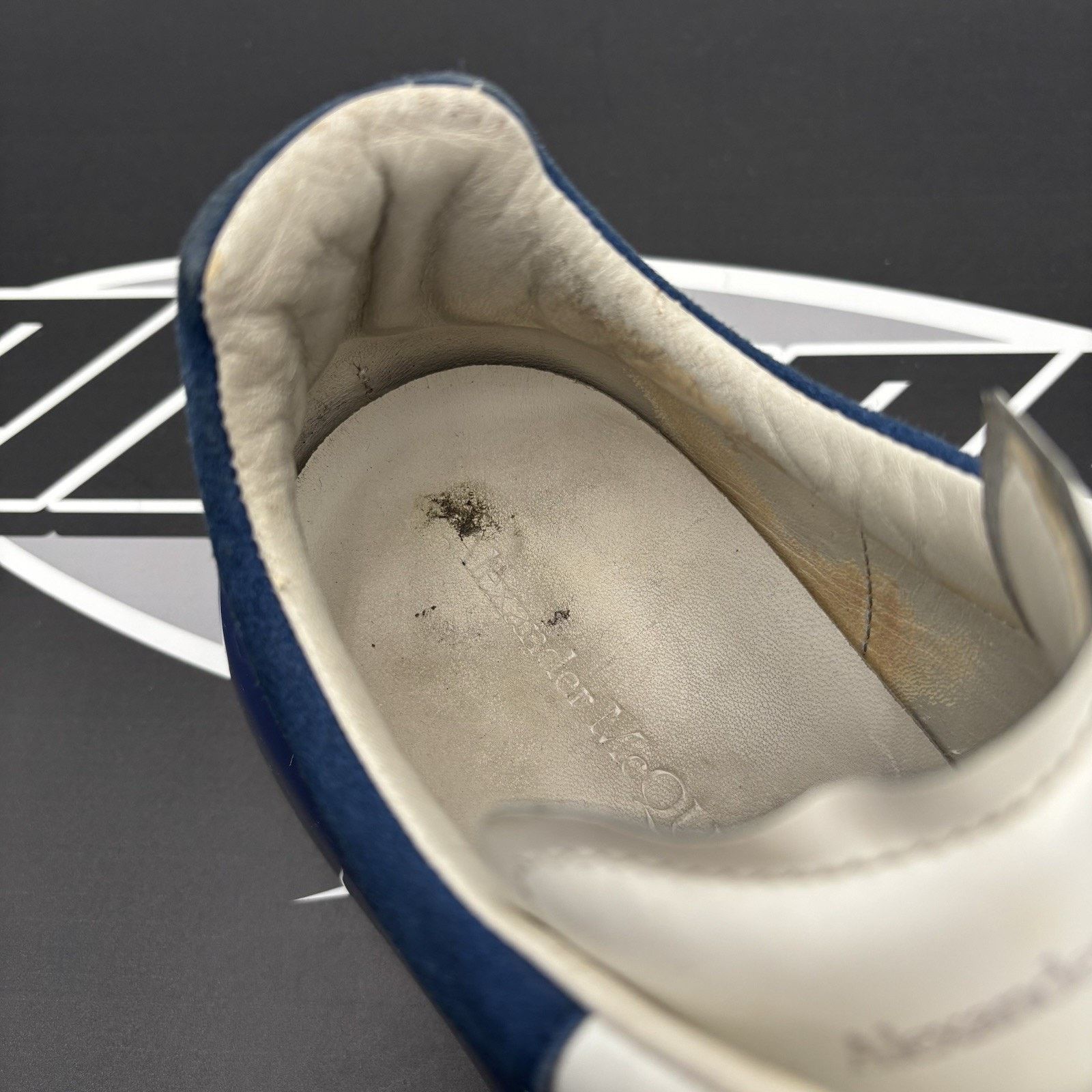 Alexander McQueen Alexander McQueen ' White, Blue Bottoms ' | GOOD CONDITION! Size US 10 / EU 43 - 7 Thumbnail