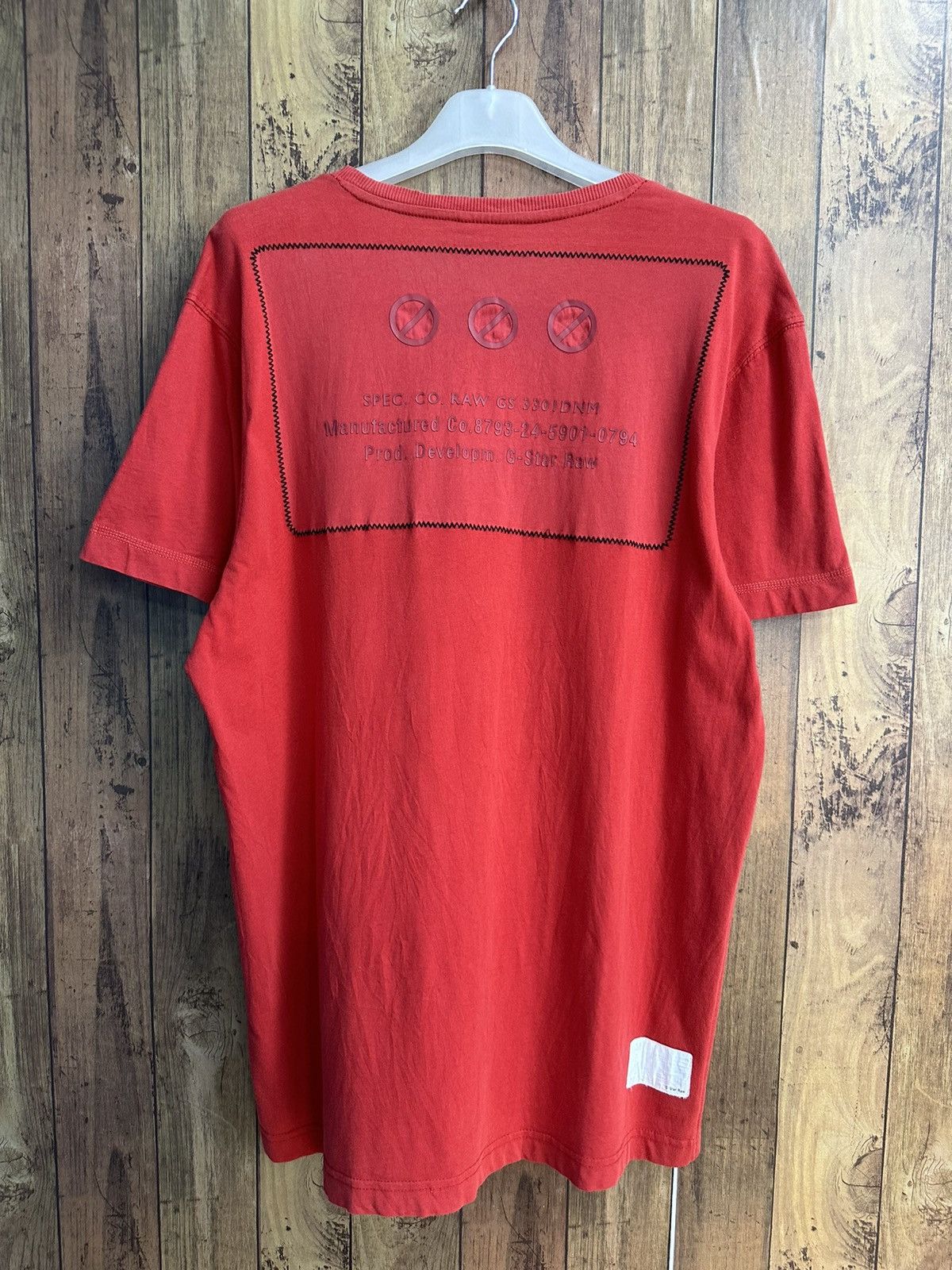 G-Star Gstar Raw Denim Tshirt A407 Size US XL / EU 56 / 4 - 5 Thumbnail