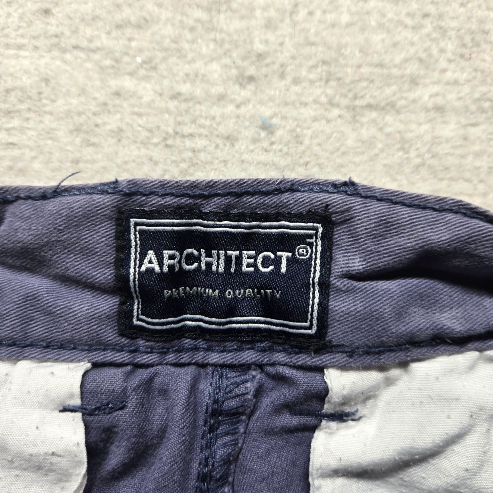 Architect Architect Shorts Men Adult Size 38 W Blue Cotton Chino Flat Front Regular Vintage No Size US 38 / EU 54 - 2 Thumbnail