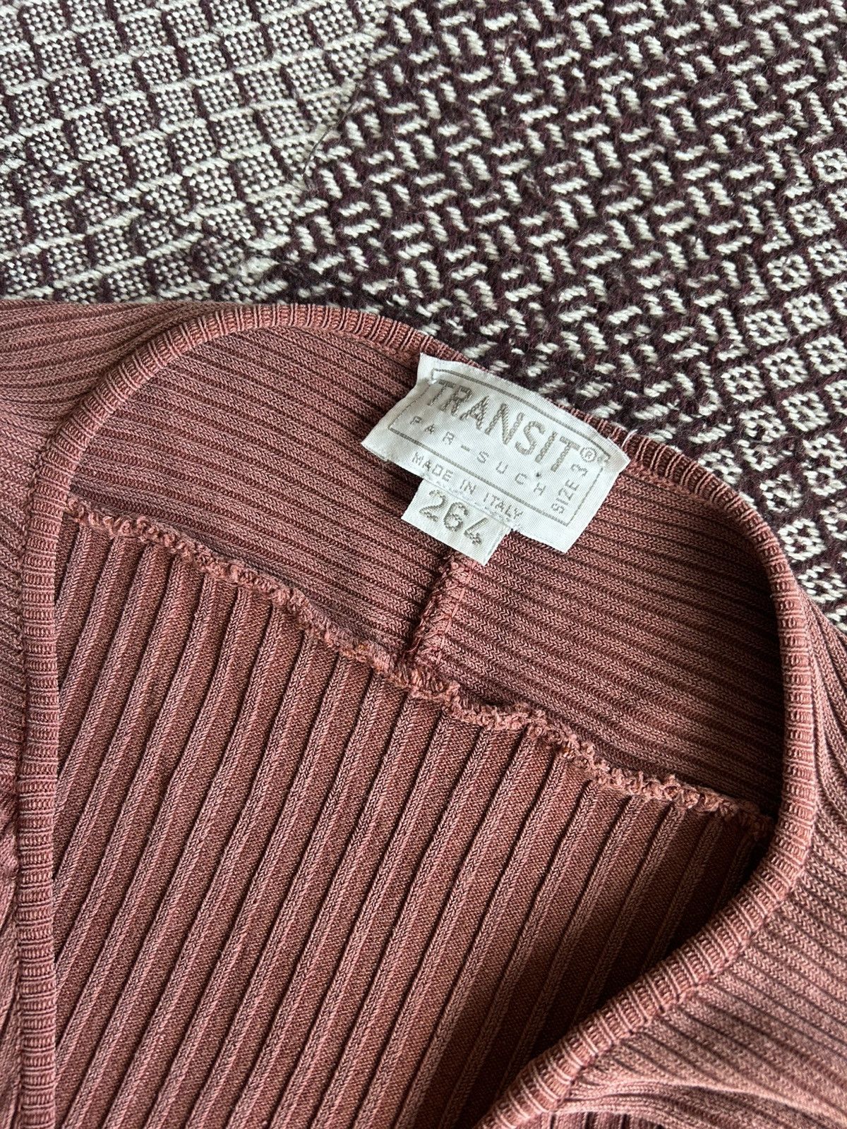 Transit × Vintage Transit Par-Such Italy Striped Sweater Avantgarde Size 3 / L Size L / US 10 / IT 46 - 4 Thumbnail