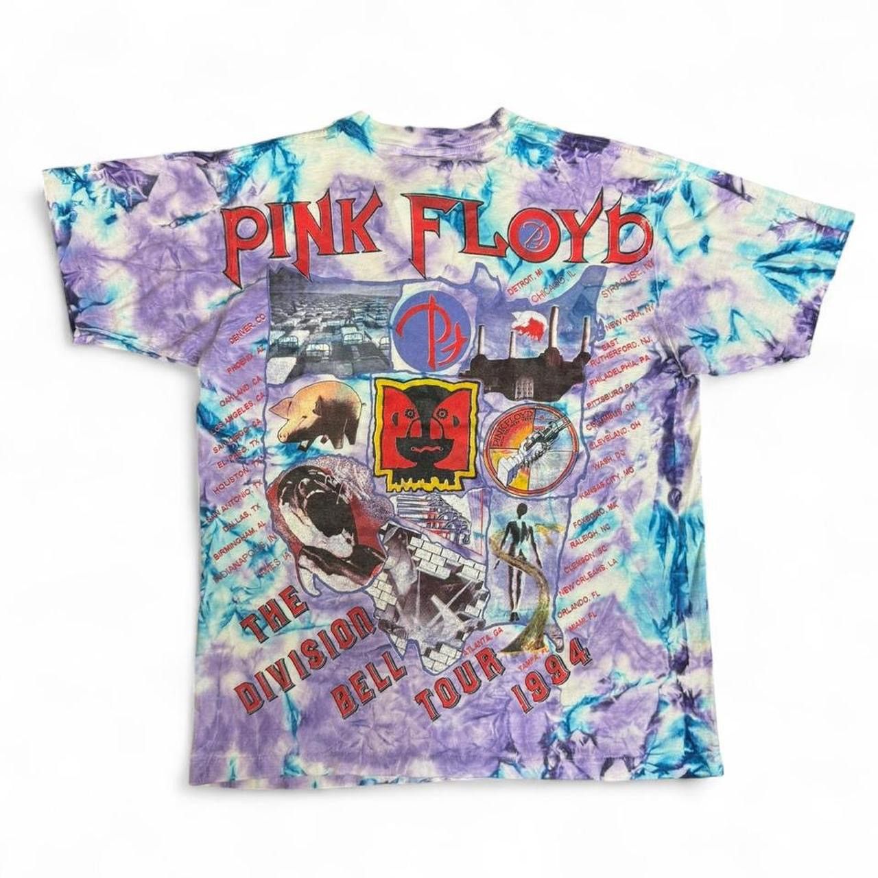 Other Pink Floyd The Division Bell Tour 1994 tie dye tee size L Size US L / EU 52-54 / 3 - 3 Thumbnail