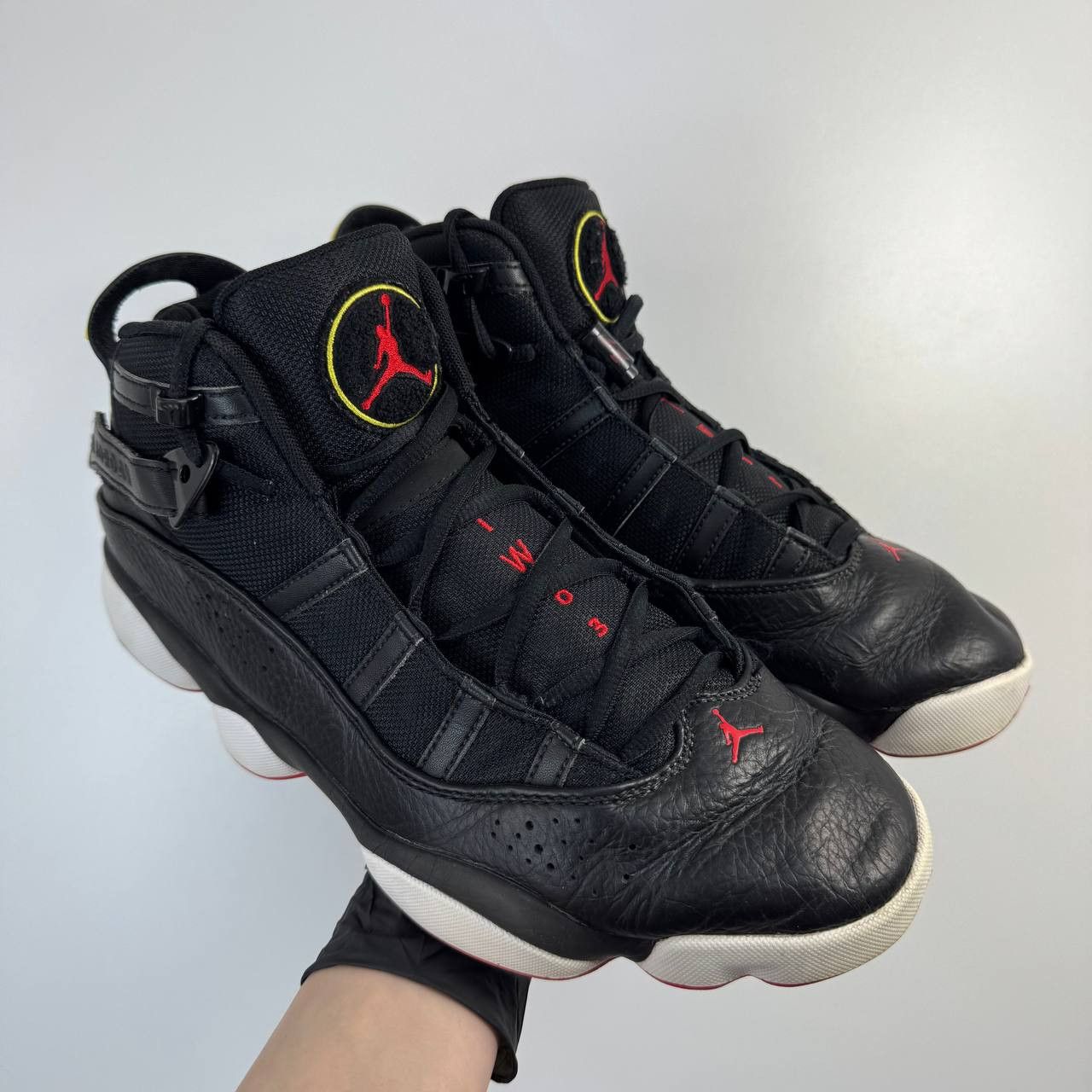 Nike Nike Air Jordan 6 Rings 322992-063 Black Red Size US 11 Size US 11 / EU 44 - 1 Thumbnail