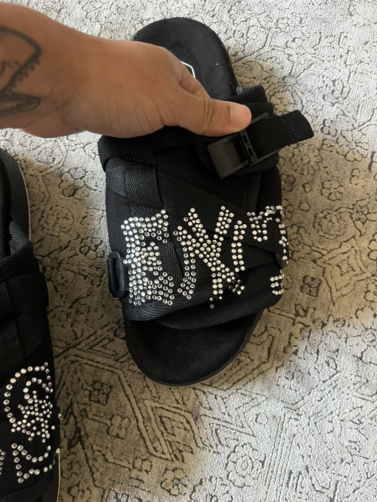 Absent Absent Rhinestone Christo Sandals Size US 7.5 / EU 40-41 - 8 Thumbnail