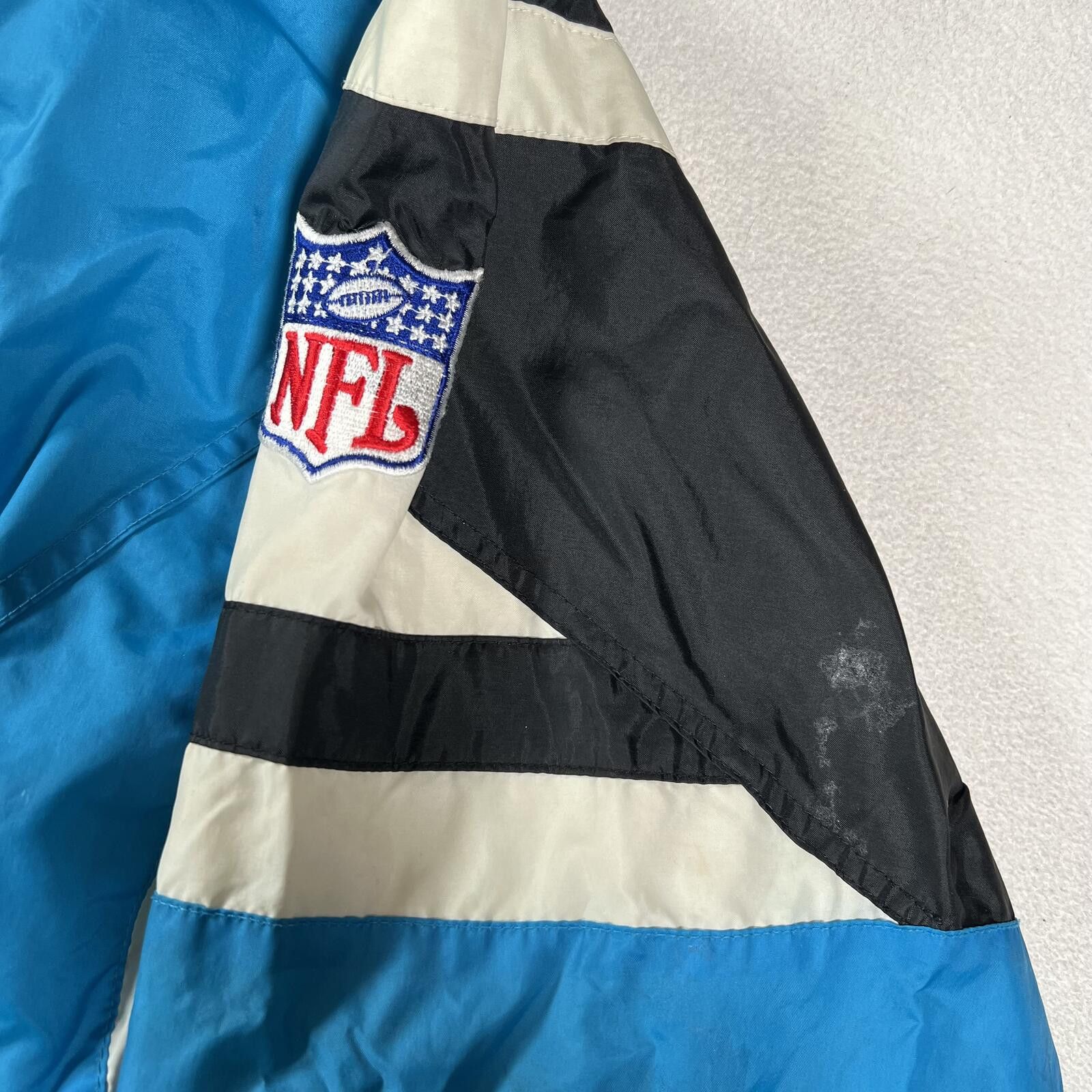 Starter Vintage 90s Starter Carolina Panthers NFL Zip Up Jacket Size US XL / EU 56 / 4 - 7 Thumbnail