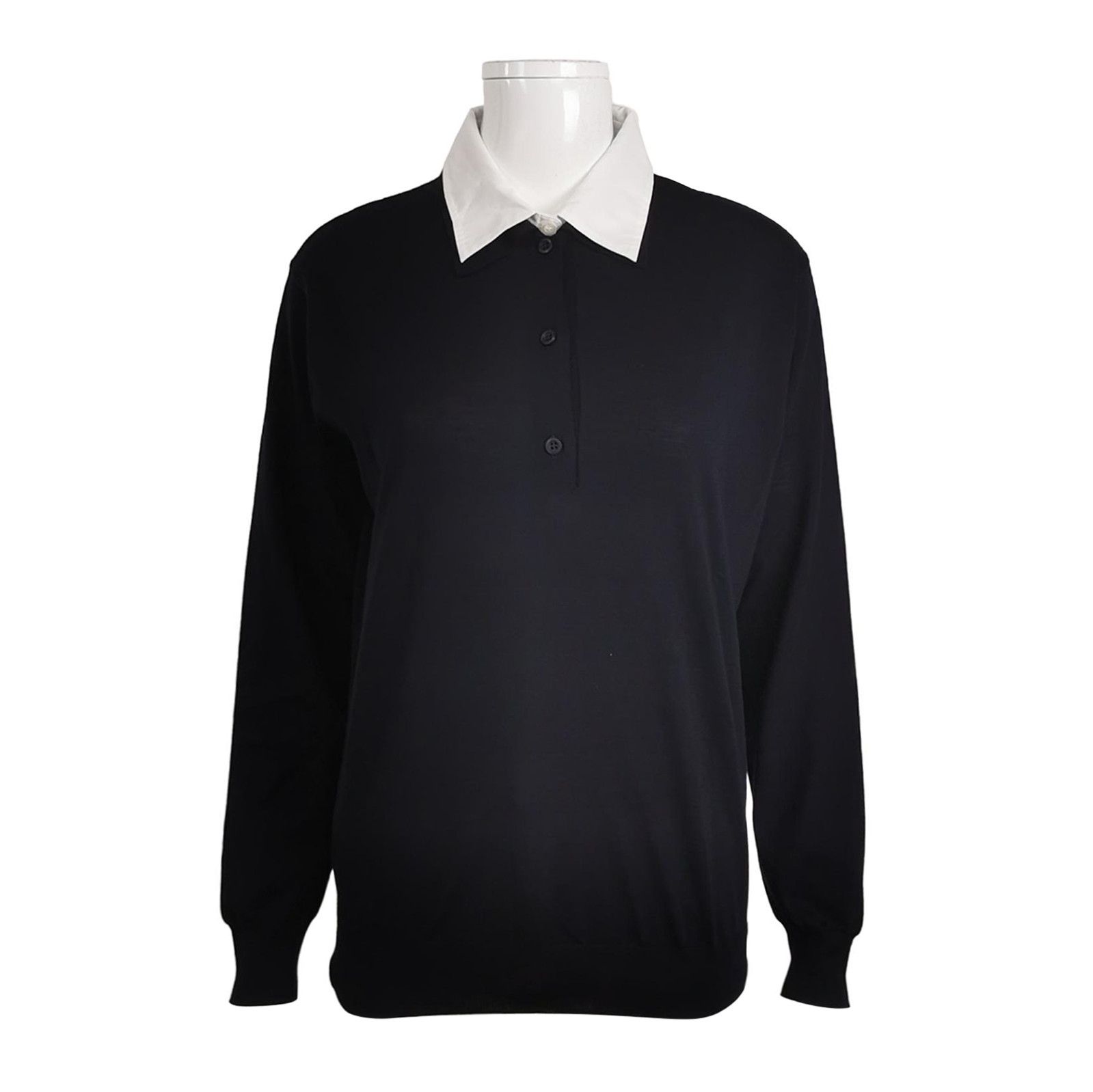Prada Prada Colorblock Long Sleeve Knit Sweater - dmc Size M / US 6-8 / IT 42-44 - 1 Thumbnail
