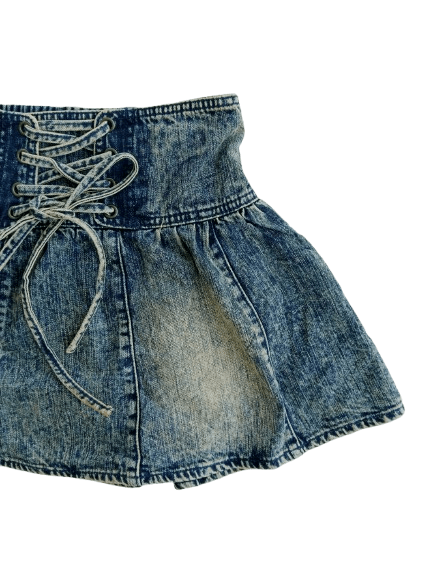 Vintage Vintage Repipi Armario Mini Skirt Denim Japanese Brand Size 26" / US 2 / IT 38 - 4 Thumbnail