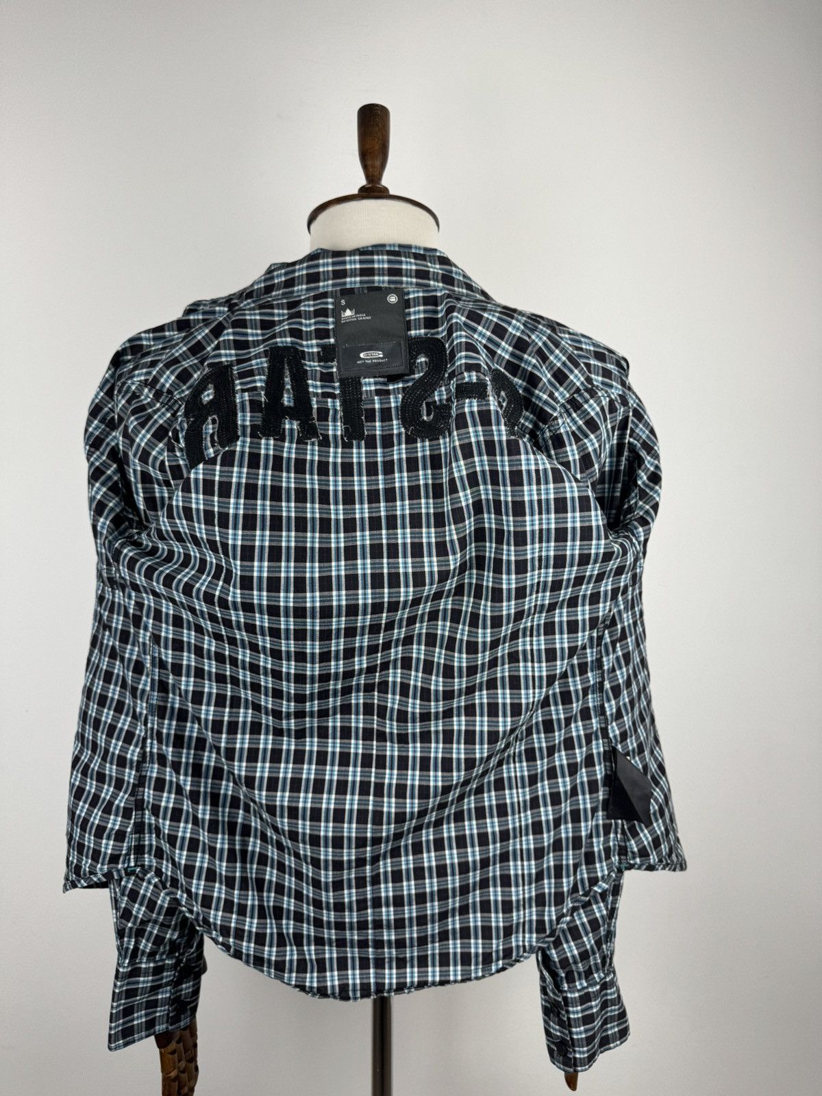 G-Star × Vintage Men’s Vintage G-Star Raw New Gould Check Long Sleeve Shirt Size US S / EU 44-46 / 1 - 7 Thumbnail