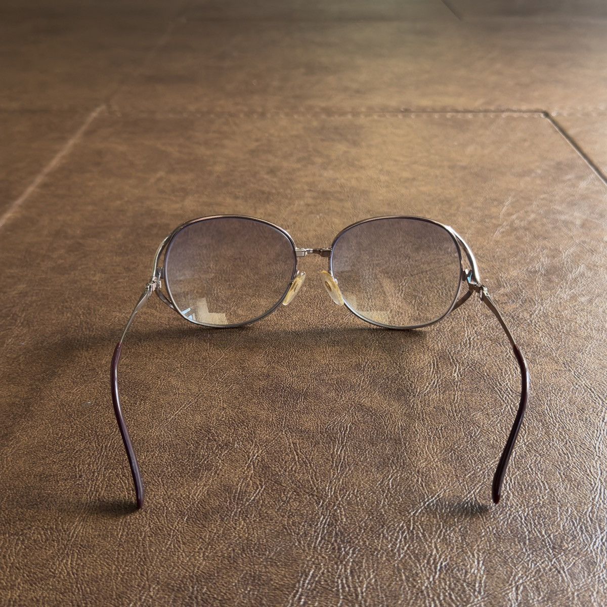 Yves Saint Laurent 2000s Stained Glass Openwork Blue Light Tint Glasses Size ONE SIZE - 4 Thumbnail