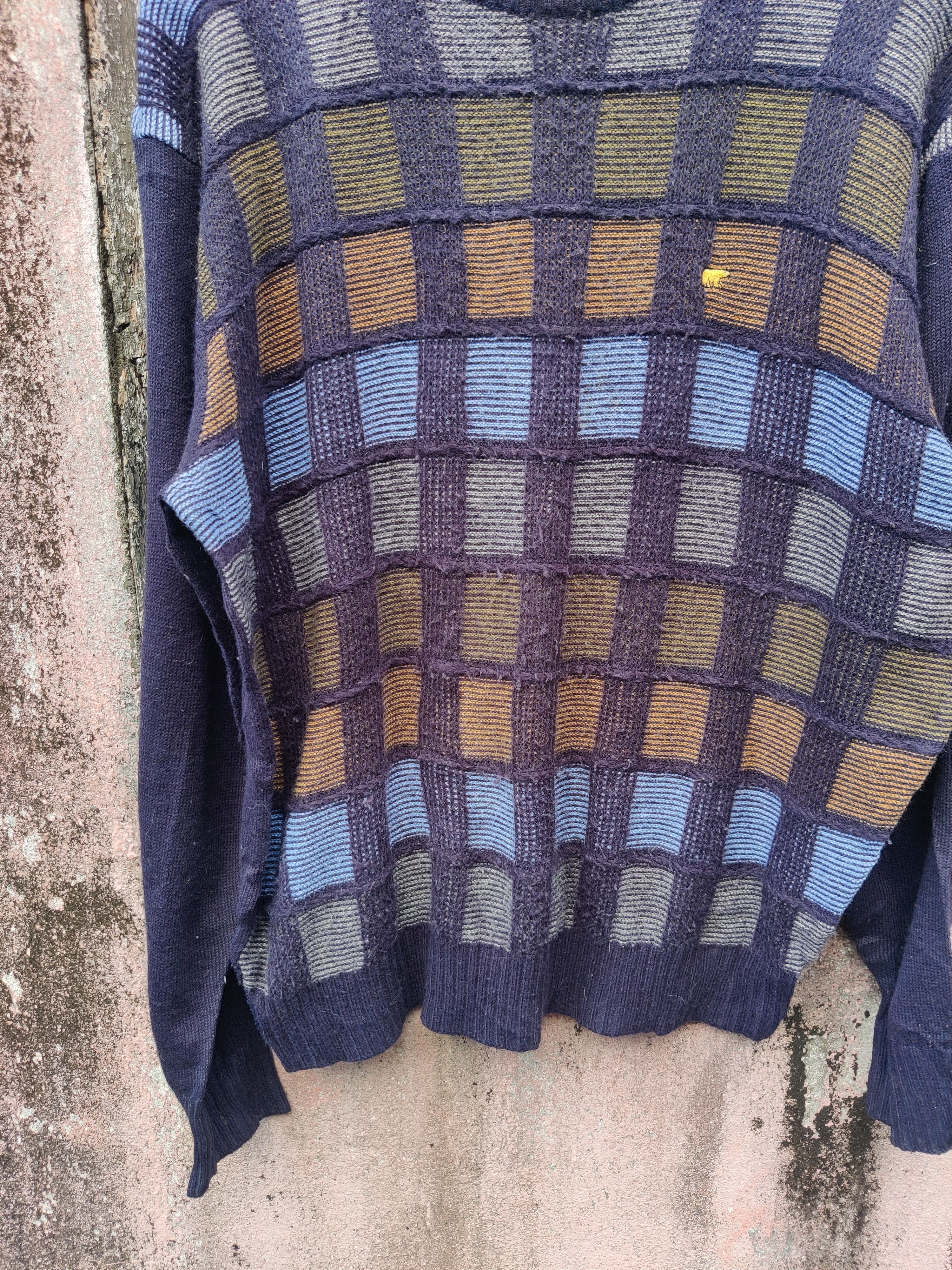 Golden Bear Vintage Golden Bear Checkers Knitwear Sweatshirt Size US L / EU 52-54 / 3 - 4 Thumbnail