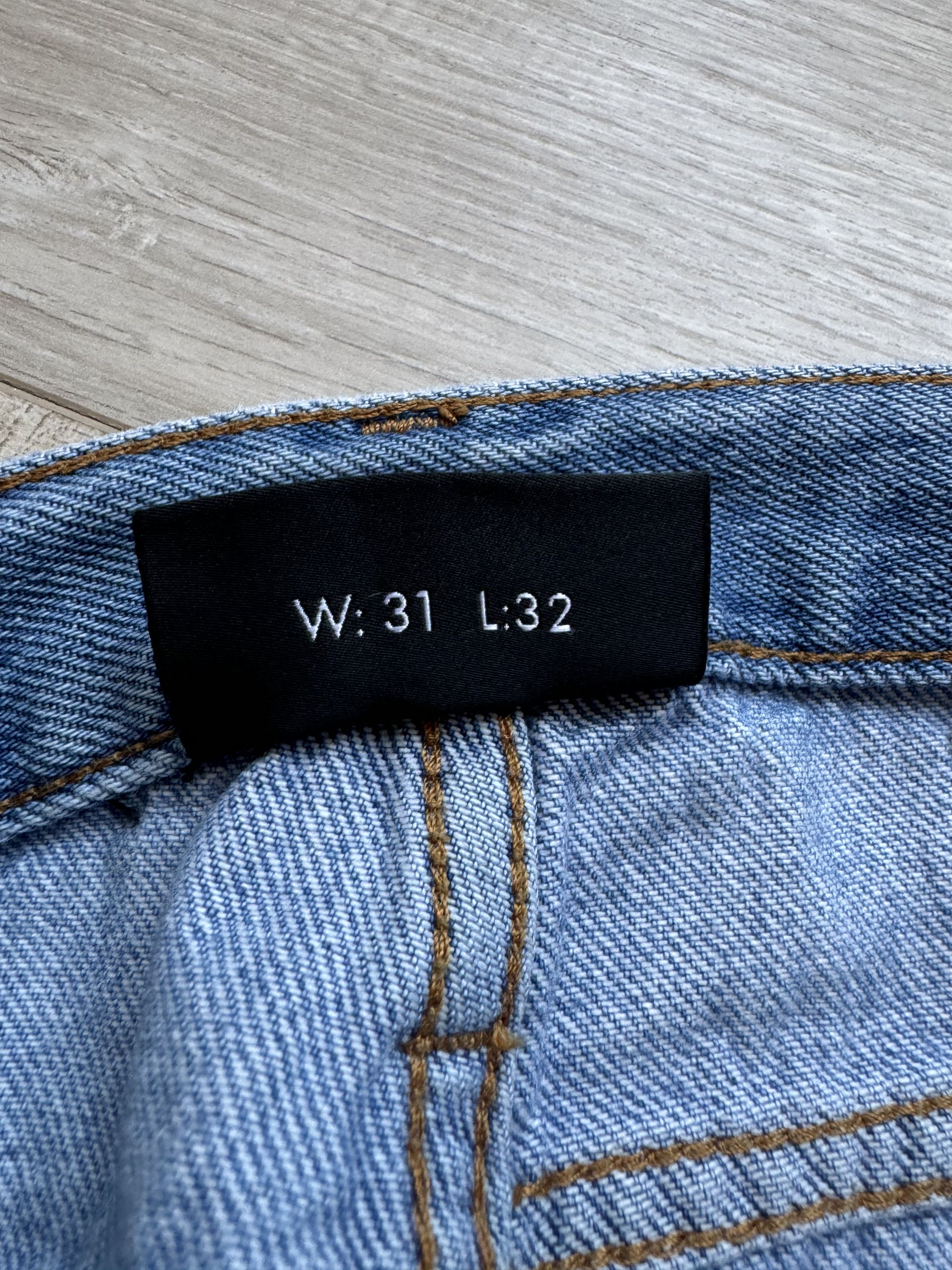 Emporio Armani EMPORIO ARMANI Blue Denim Jeans Regular Fit Size US 31 - 8 Thumbnail