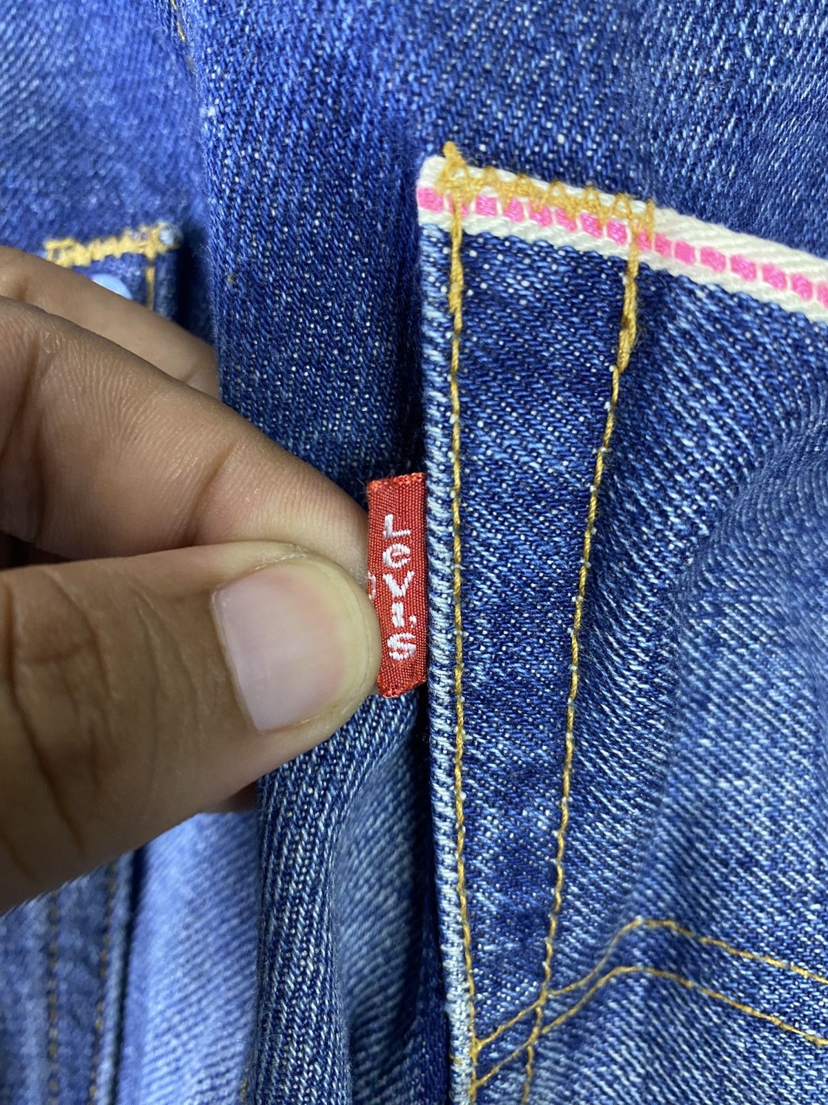 Fragment Design × Levi's Levi’s Fenom x Fragment Design Selvedge Denim Pants Size US 30 / EU 46 - 14 Thumbnail