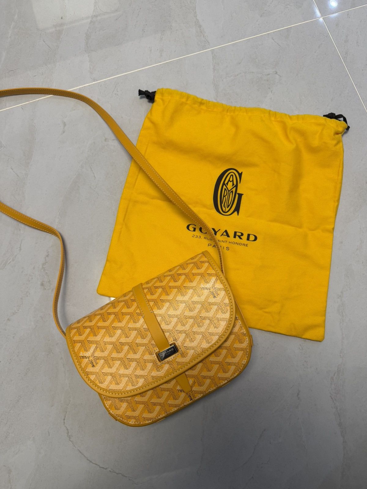Goyard Goyard PM Belvedere Yellow Monogram Bag Size ONE SIZE - 2 Thumbnail
